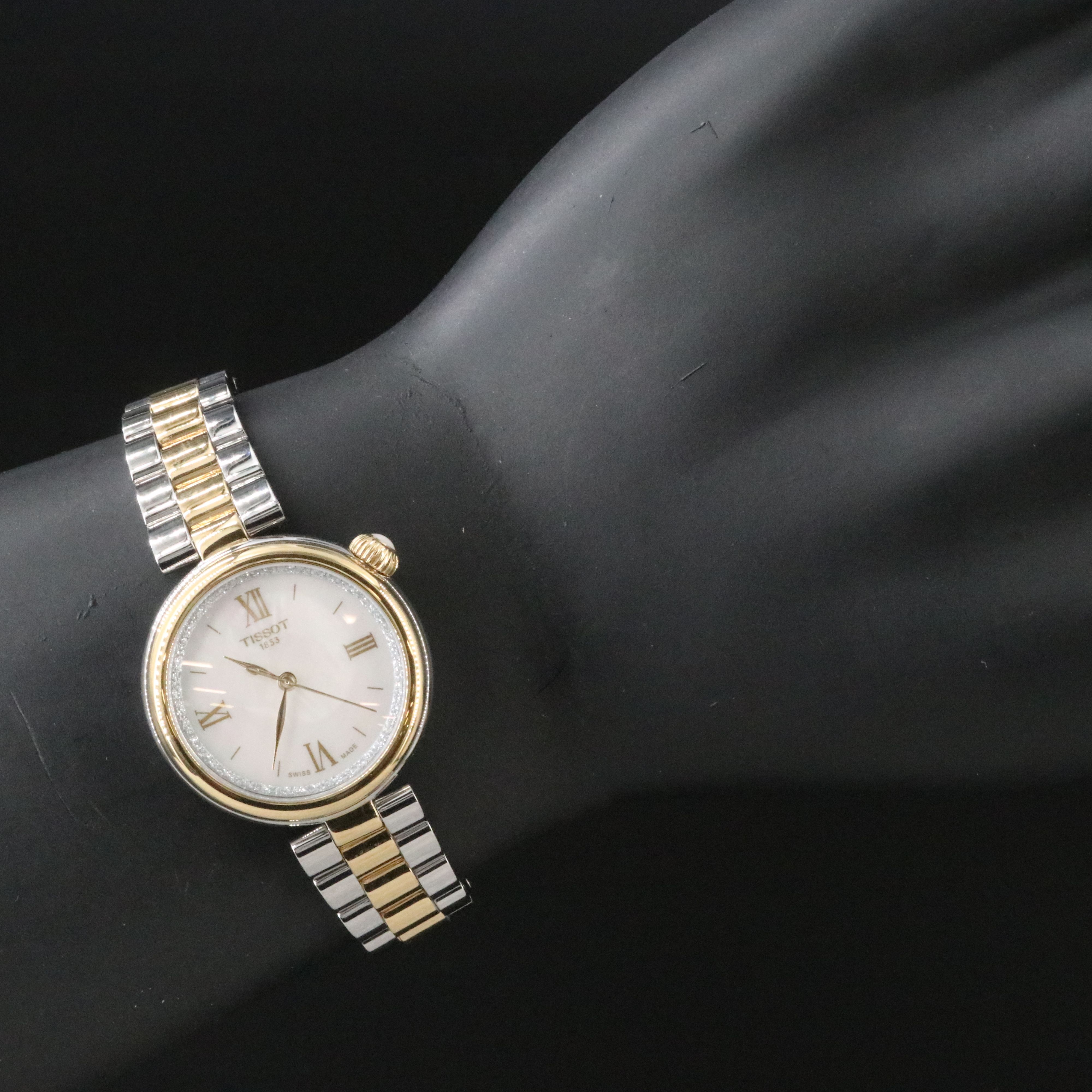 Tissot Desir Collection Two Tone Mother-of-Pearl Dial Quartz Watch