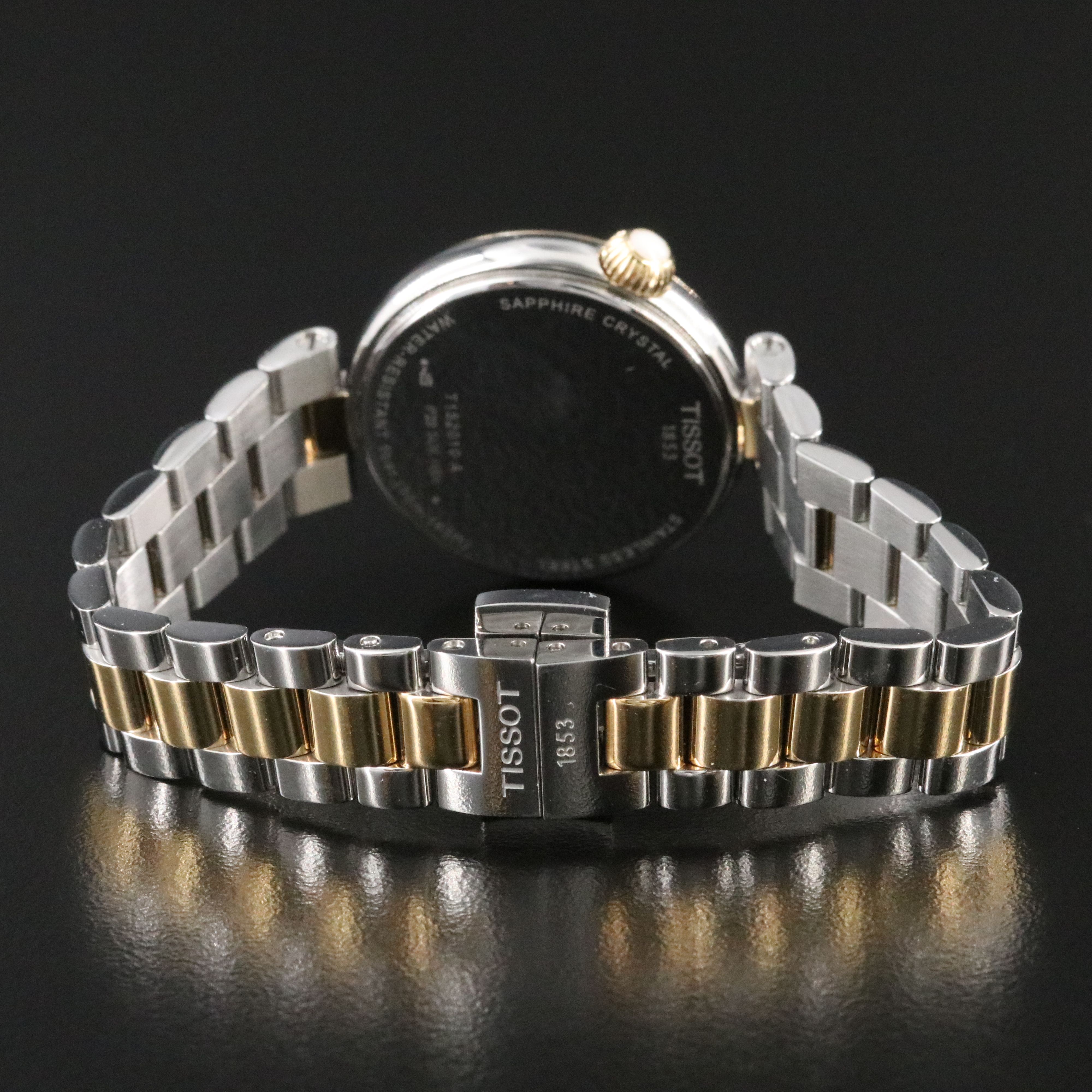 Tissot Desir Collection Two Tone Mother-of-Pearl Dial Quartz Watch