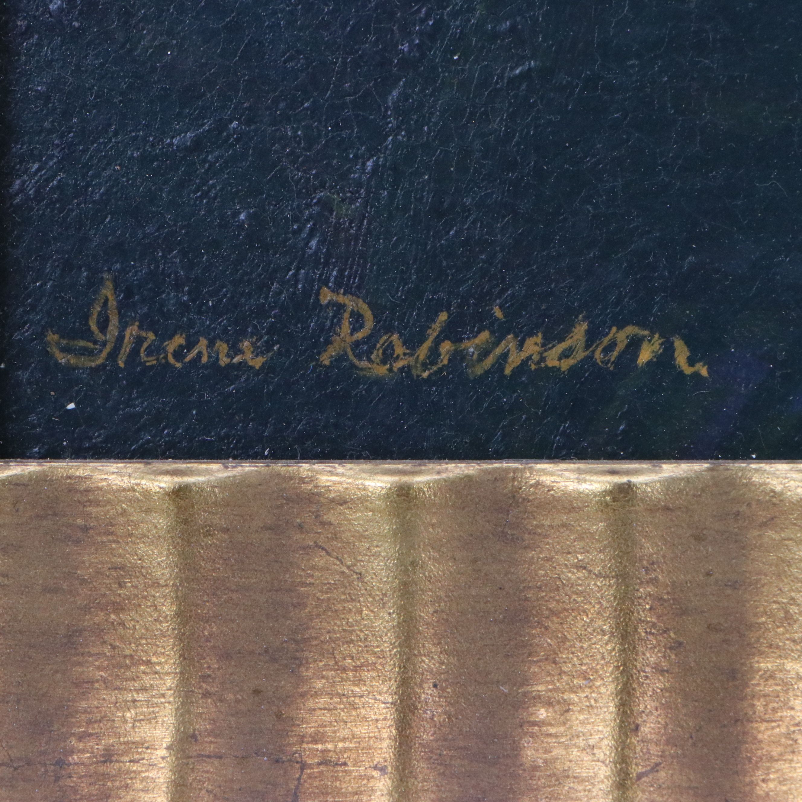 Irene Robinson Oil Painting of Tropical Aquatic Landscape at Dusk