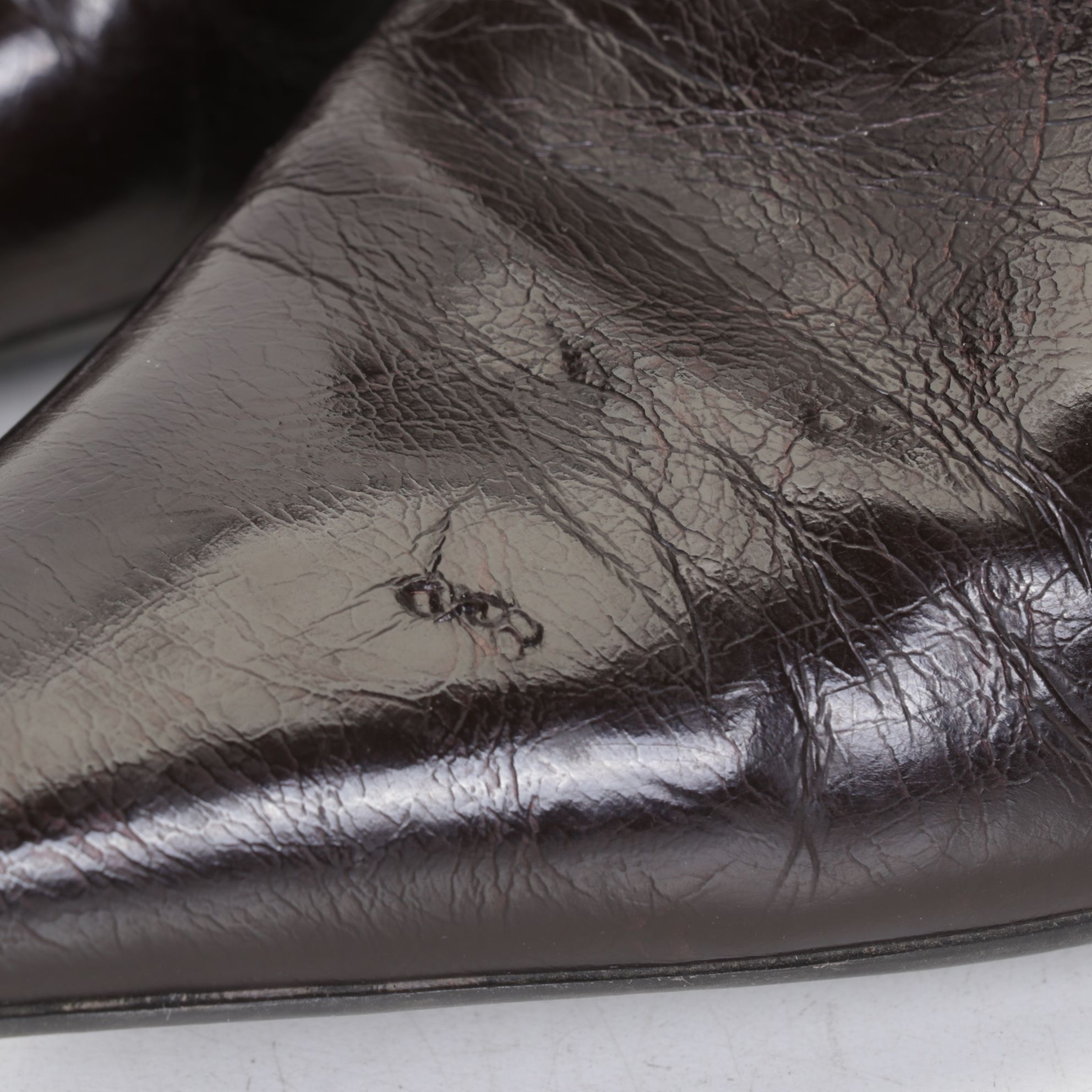 Franco Sarto Patent Leather Ankle Boots and Giancarlo Proli Mary Jane Heels