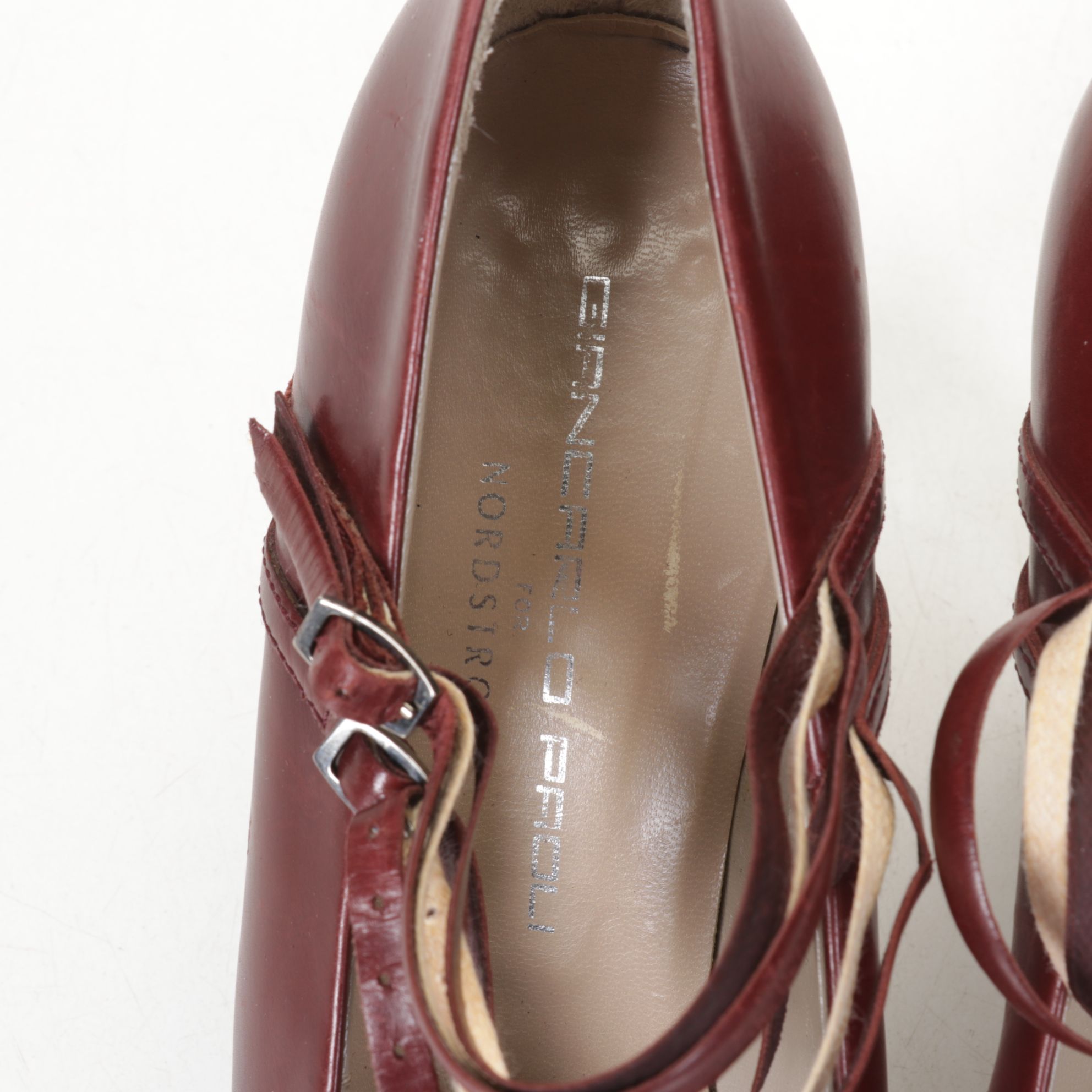 Franco Sarto Patent Leather Ankle Boots and Giancarlo Proli Mary Jane Heels