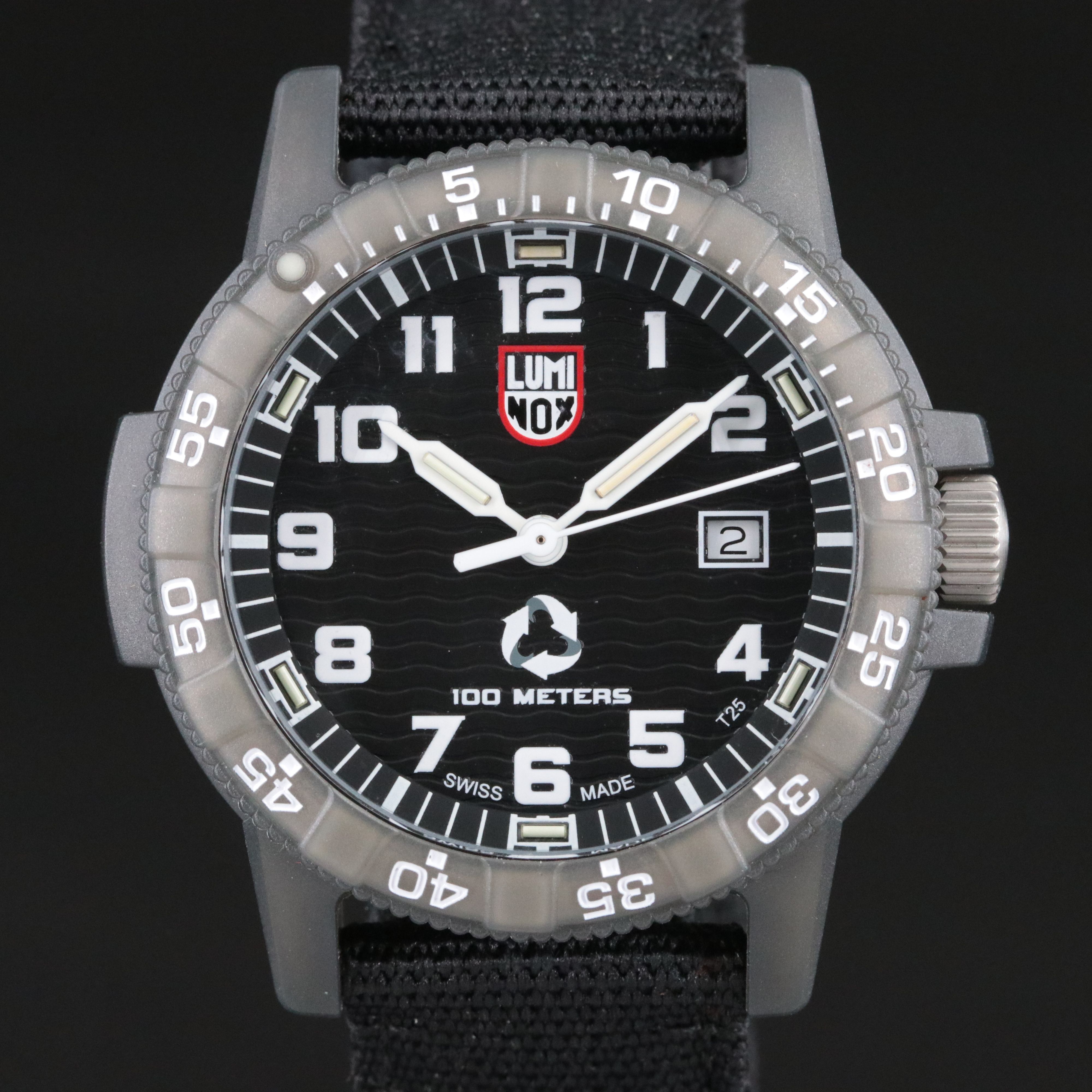 Luminox Leatherback Sea Turtle Giant Black Dial Eco Series Watch # XS. 0321