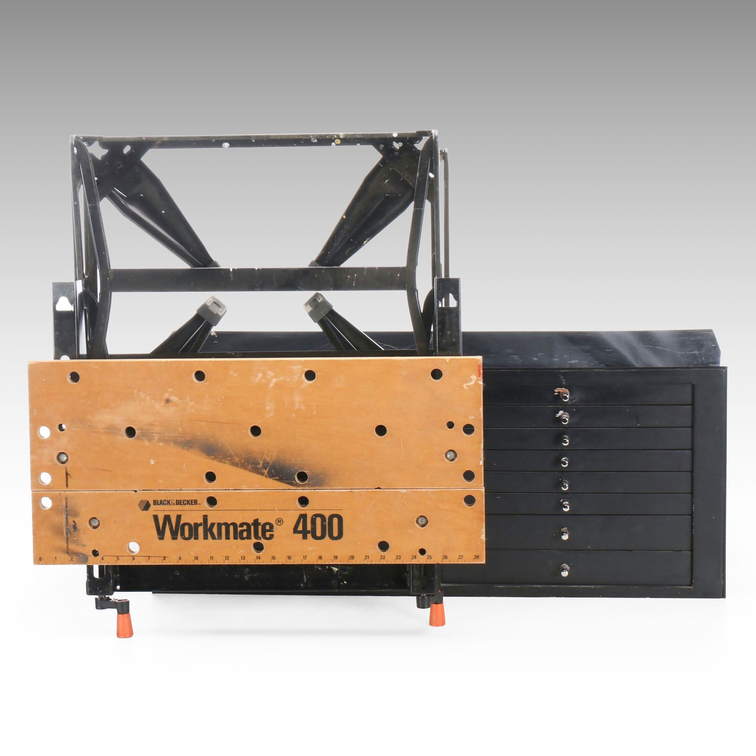 Black & Decker Workmate 400 Workbench with Multidrawer Tool Chest