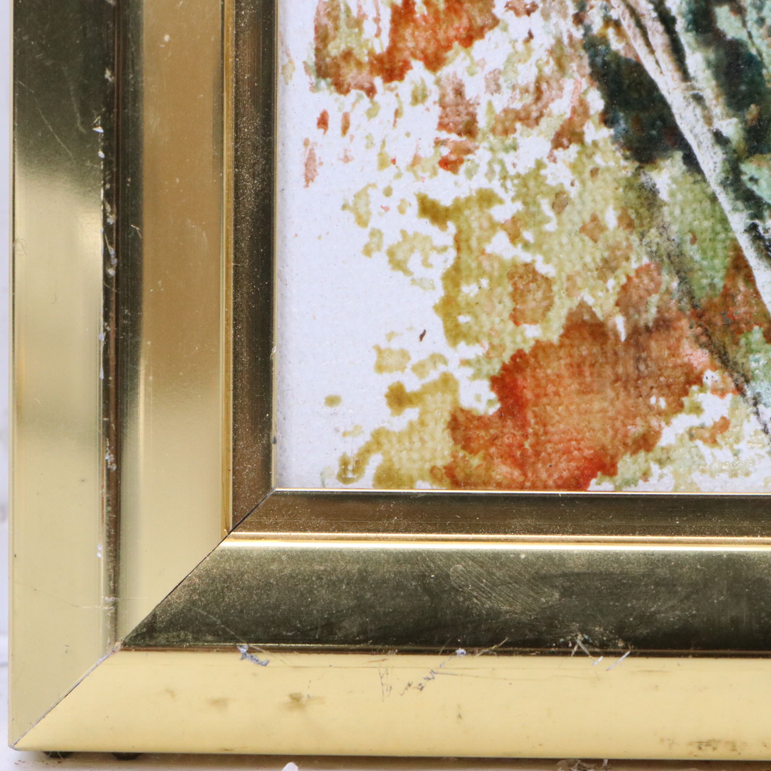 Calvin Waller Burnett Stylized Figures Oil Painting