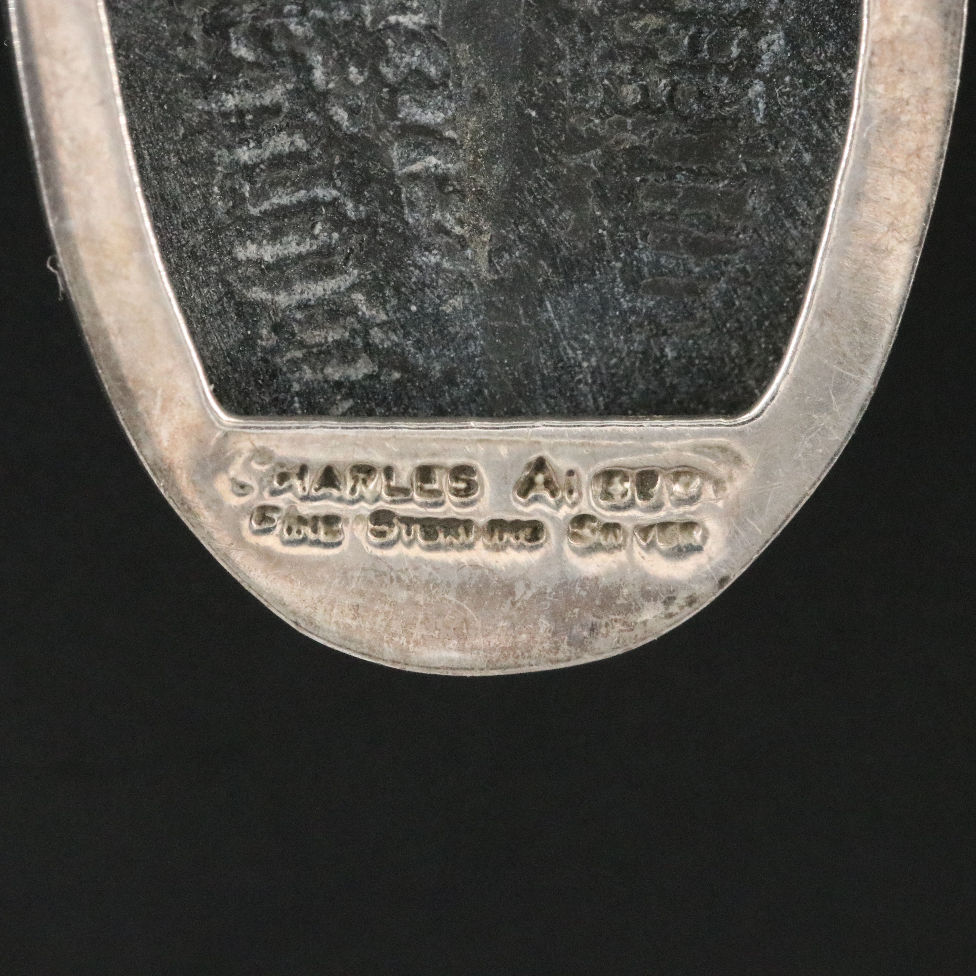 Charles Albert 950 Silver Double Trilobite Pendant