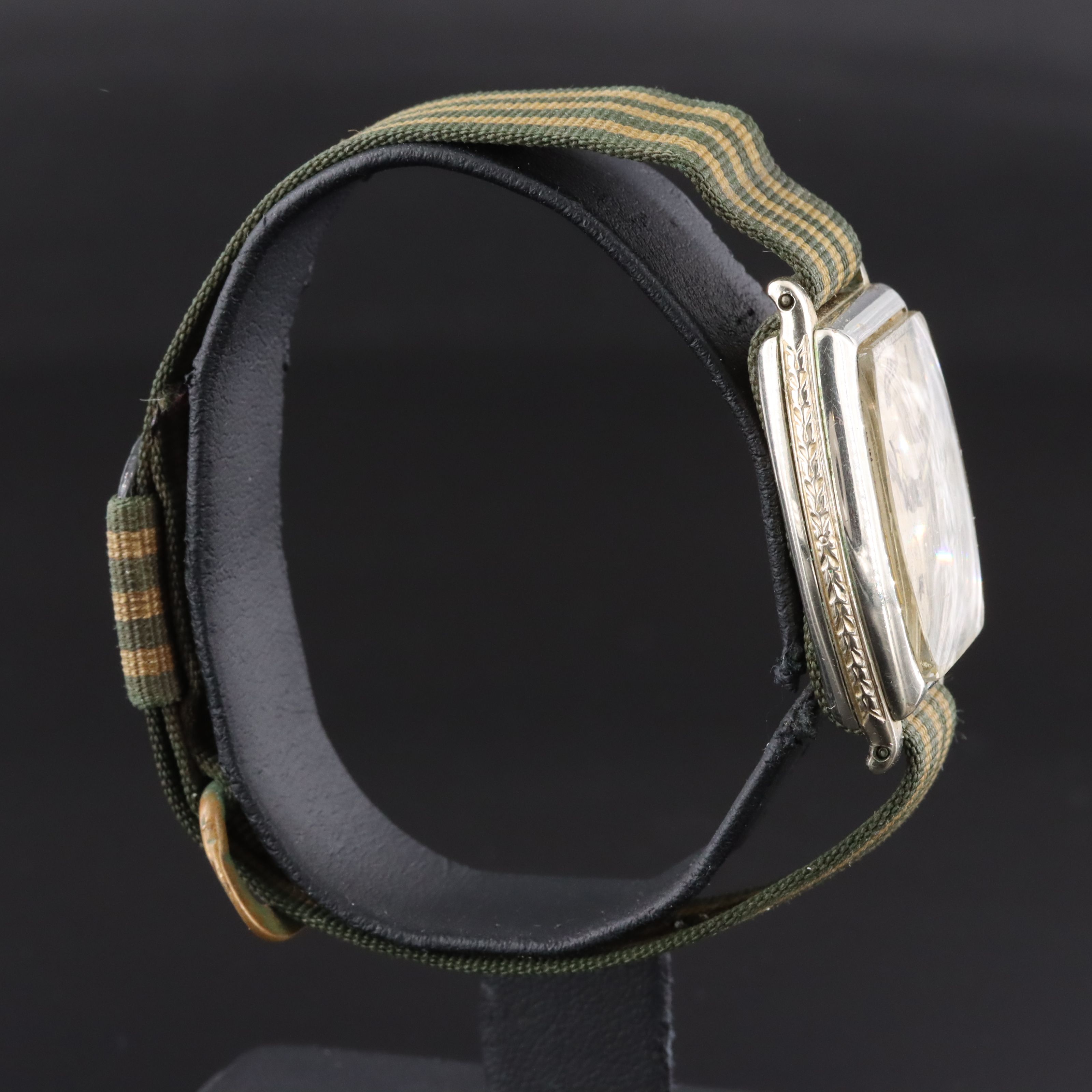 Hamilton Watch Co. Field Style Gold-Filled Stem Wind Watch