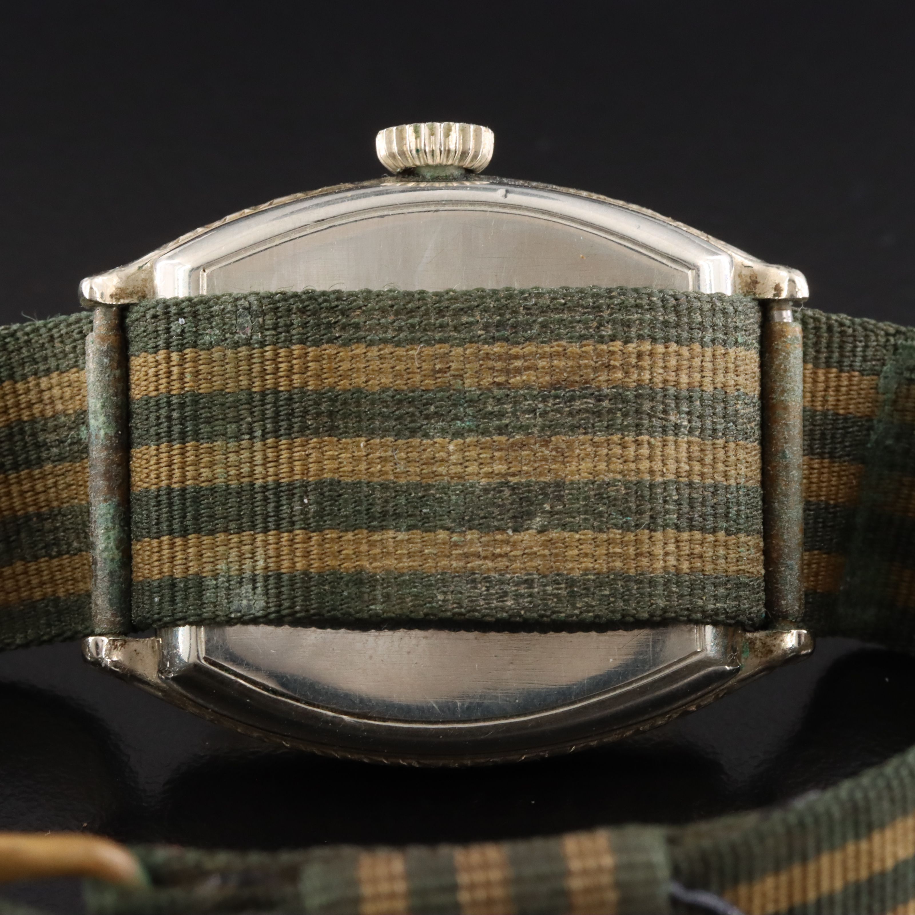 Hamilton Watch Co. Field Style Gold-Filled Stem Wind Watch