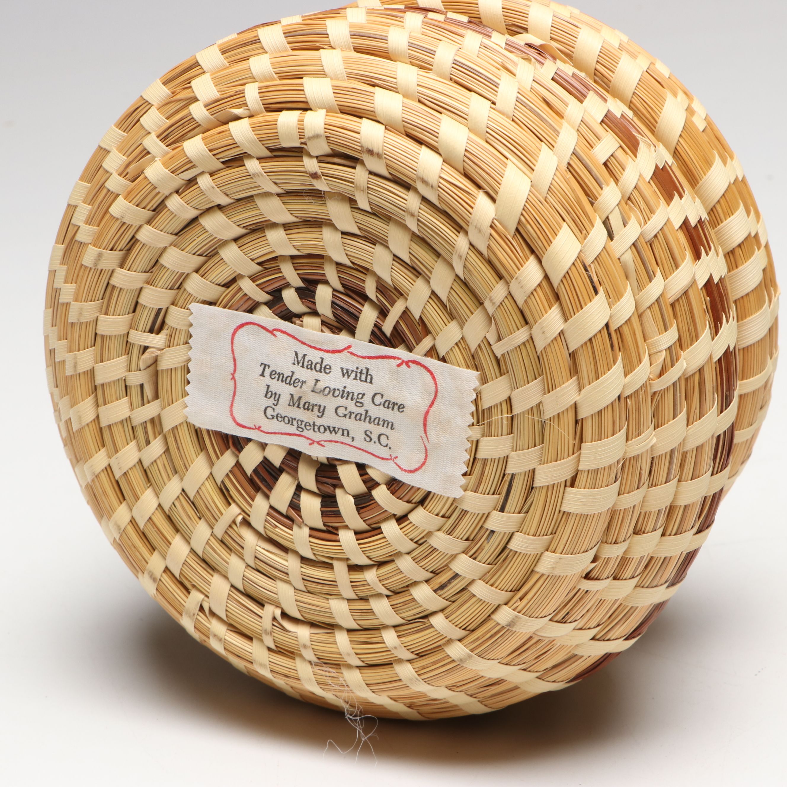 Mary Graham and Other South Carolina Handwoven Sweetgrass Basketry