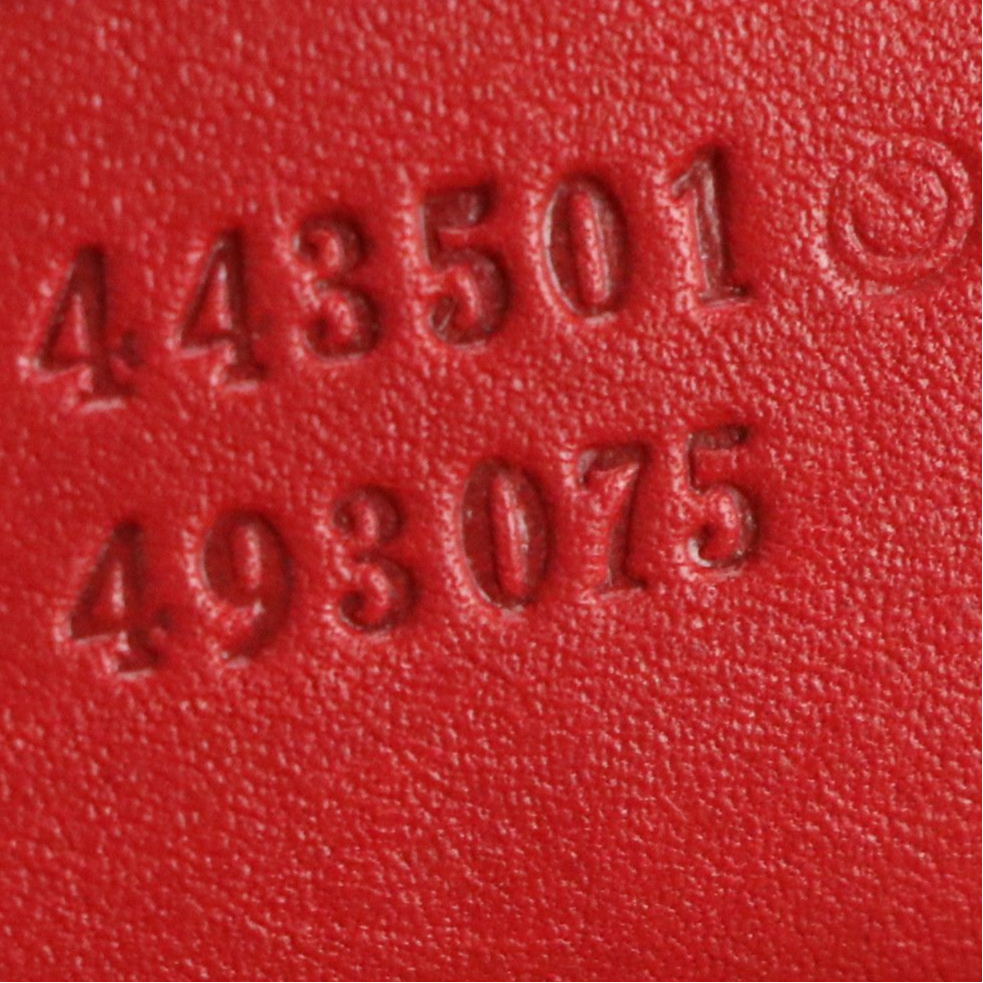 Gucci GG Marmont Chain Tote Bag in Red Matelassé Calfskin Leather