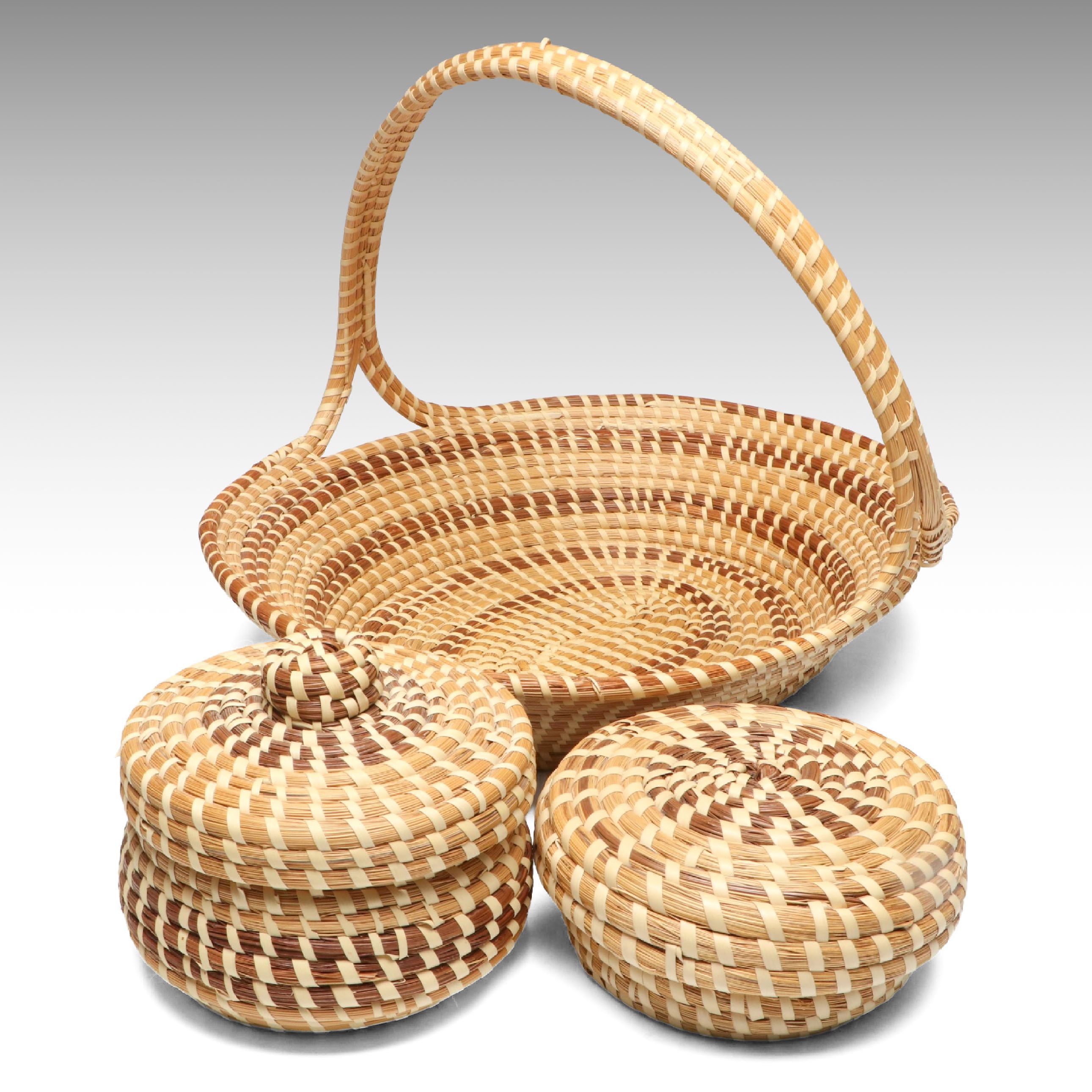 Mary Graham and Other South Carolina Handwoven Sweetgrass Basketry