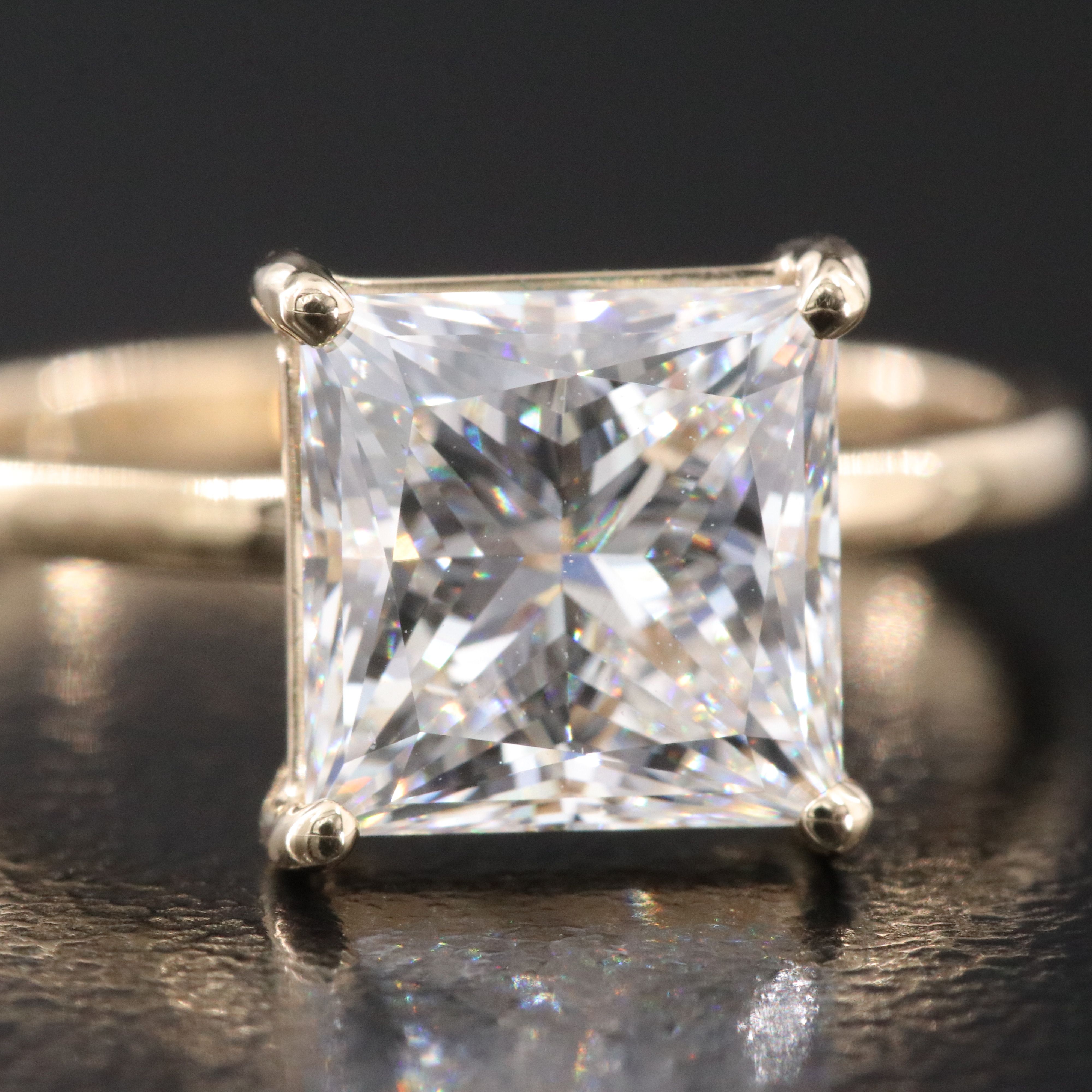 14K 3.04 CT Lab Grown Diamond Ring with IGI Report