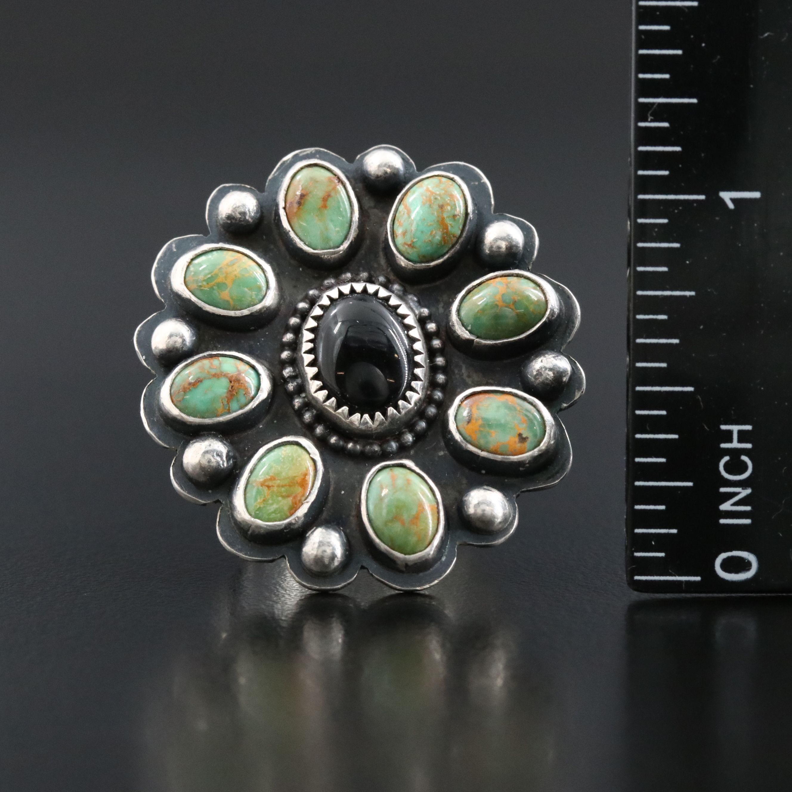 Southwestern Sterling Rings Featuring Amazonite, Turquoise and Jasper