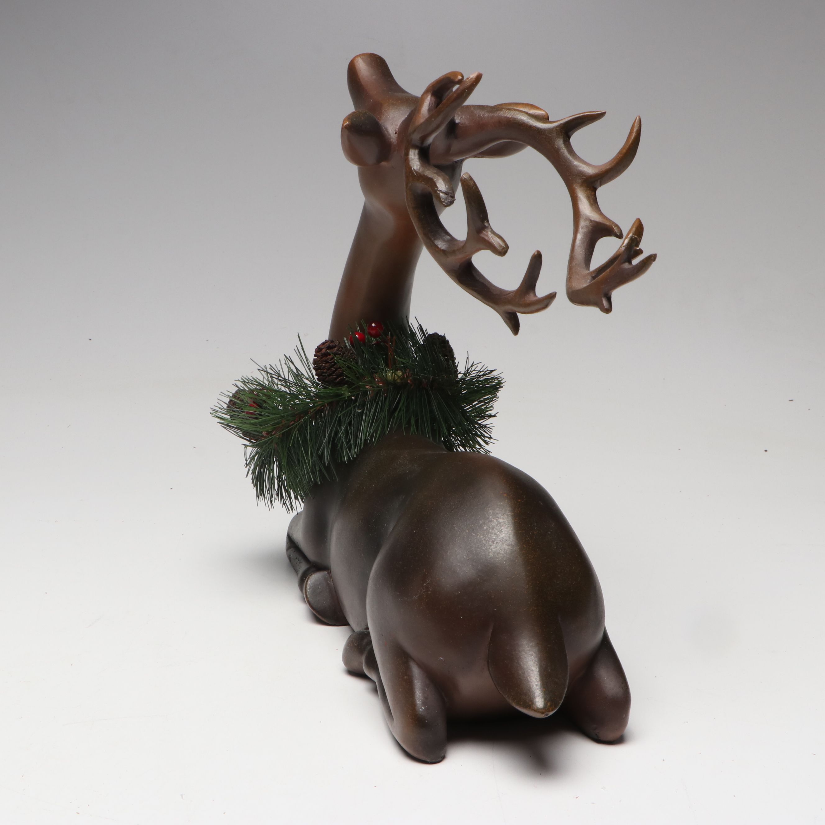 Resin Christmas Music Box with Plastic Snowman Table Lamp and More