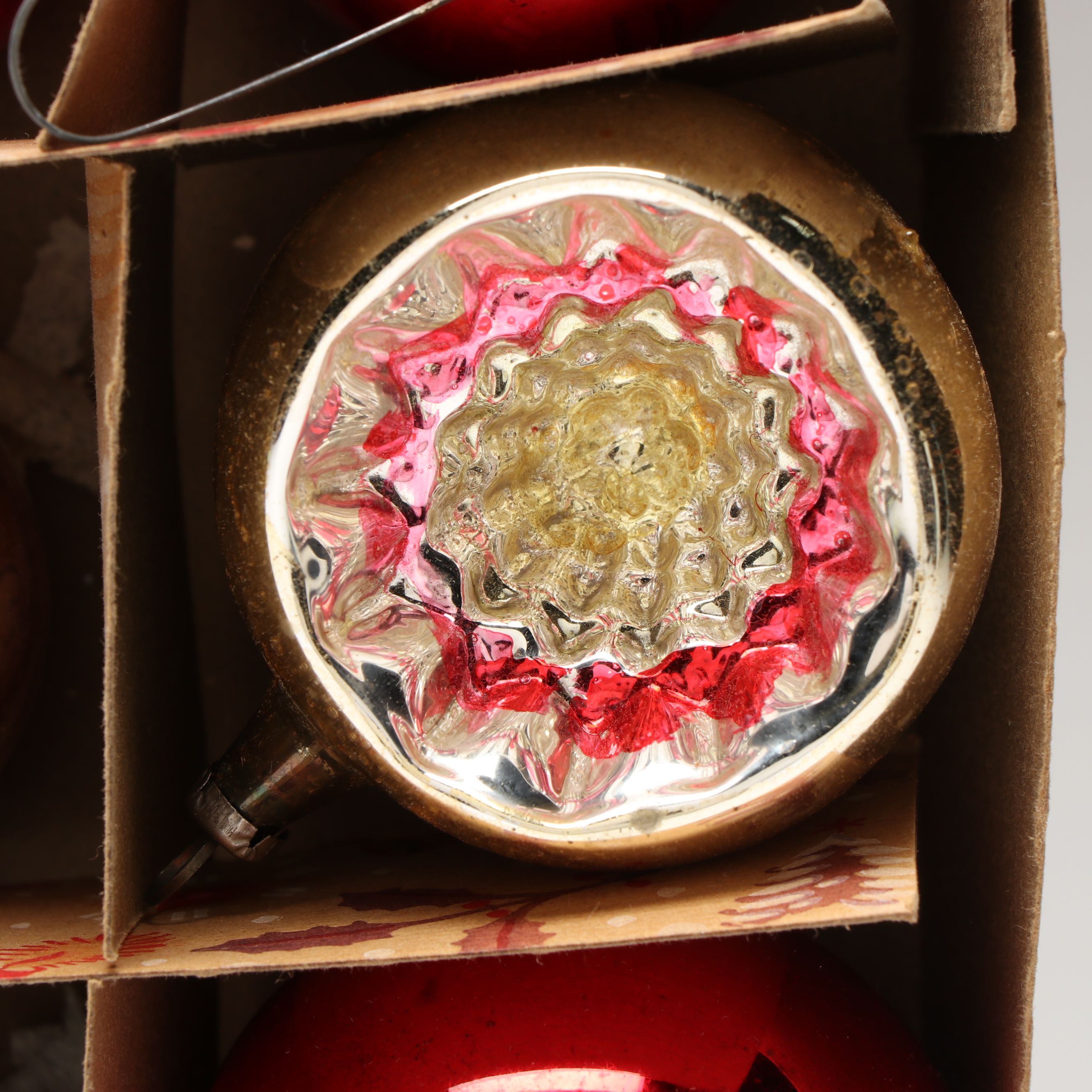 Coby and Shiny Brite Glass Ornaments with More Vintage Christmas Décor