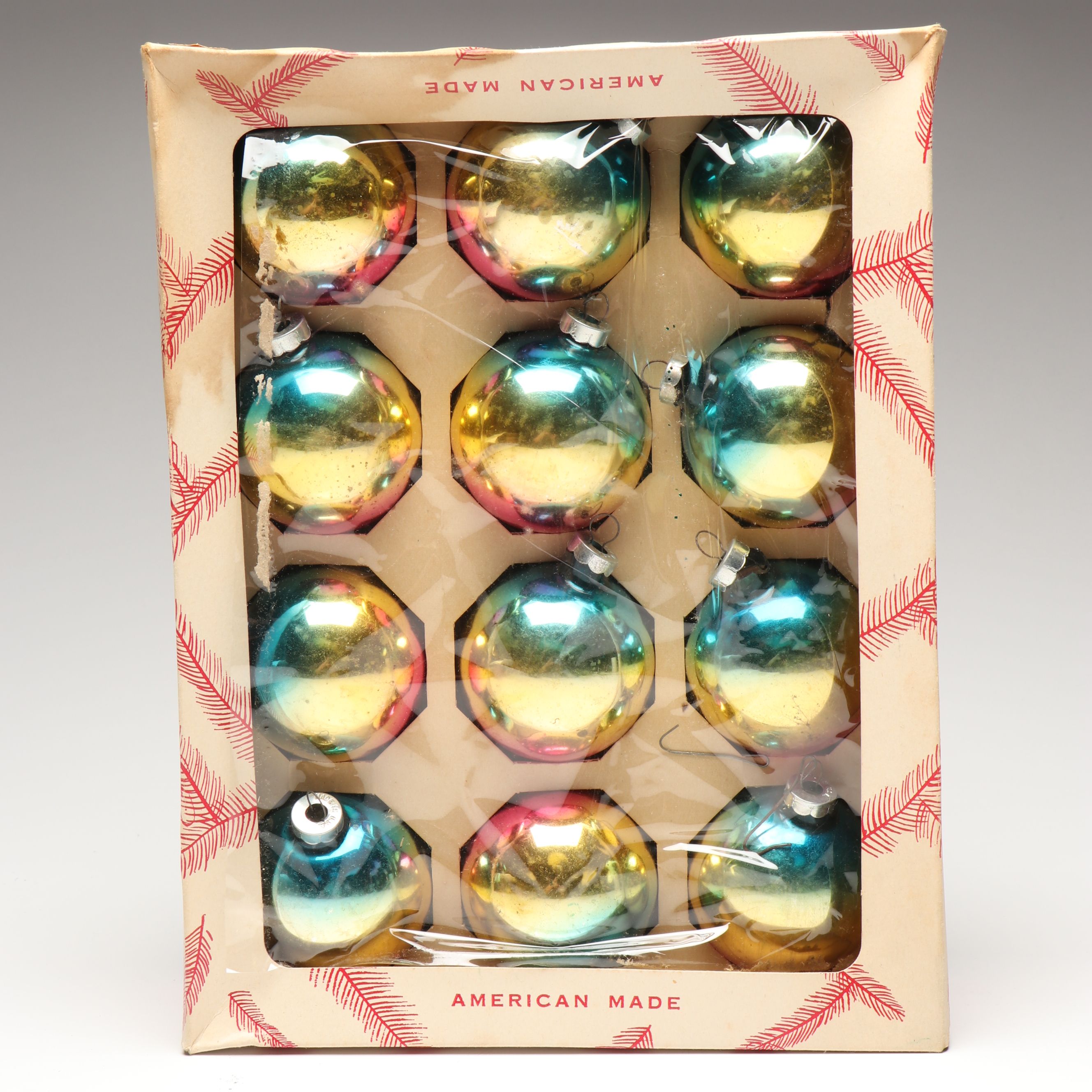 Coby and Shiny Brite Glass Ornaments with More Vintage Christmas Décor