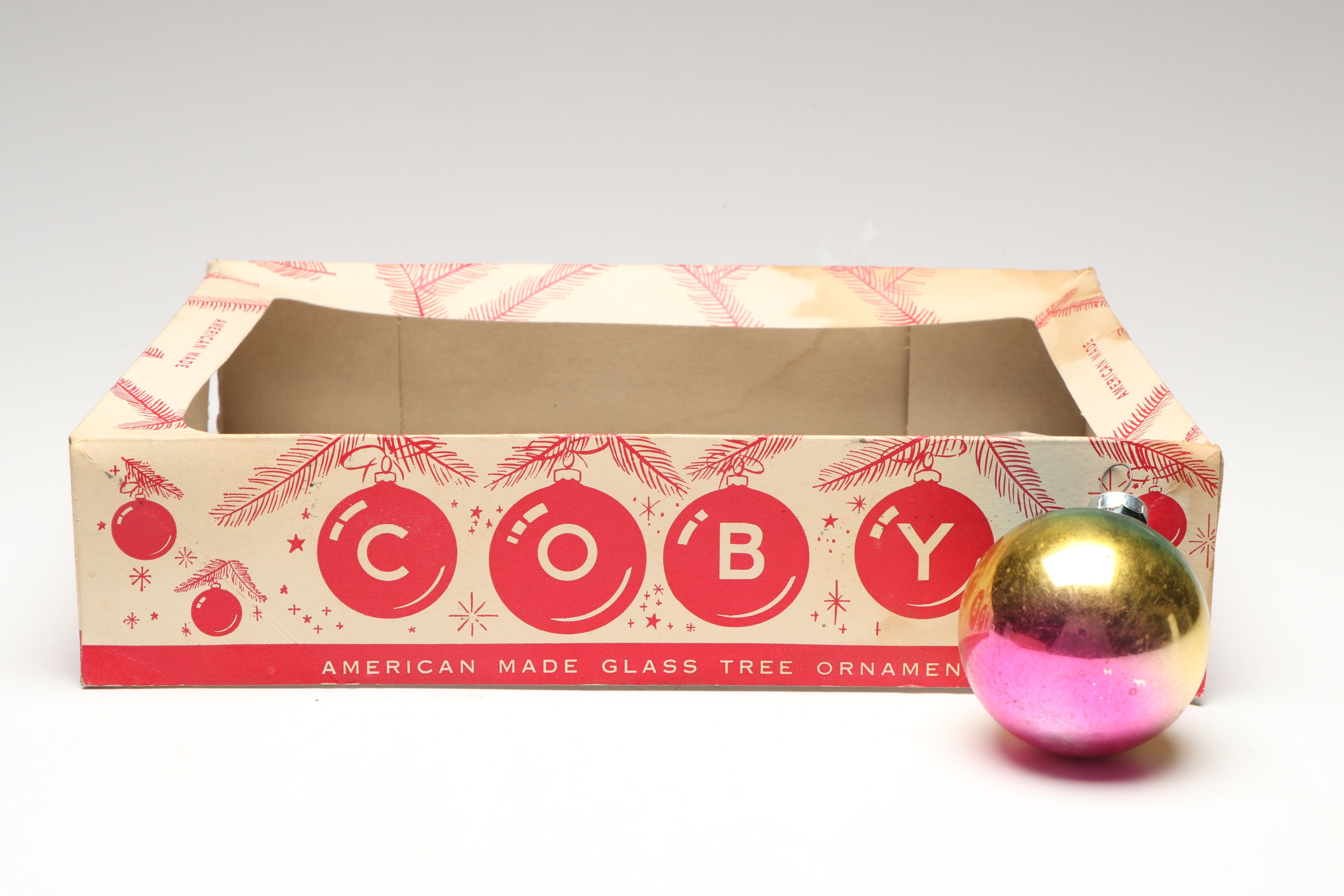 Coby and Shiny Brite Glass Ornaments with More Vintage Christmas Décor