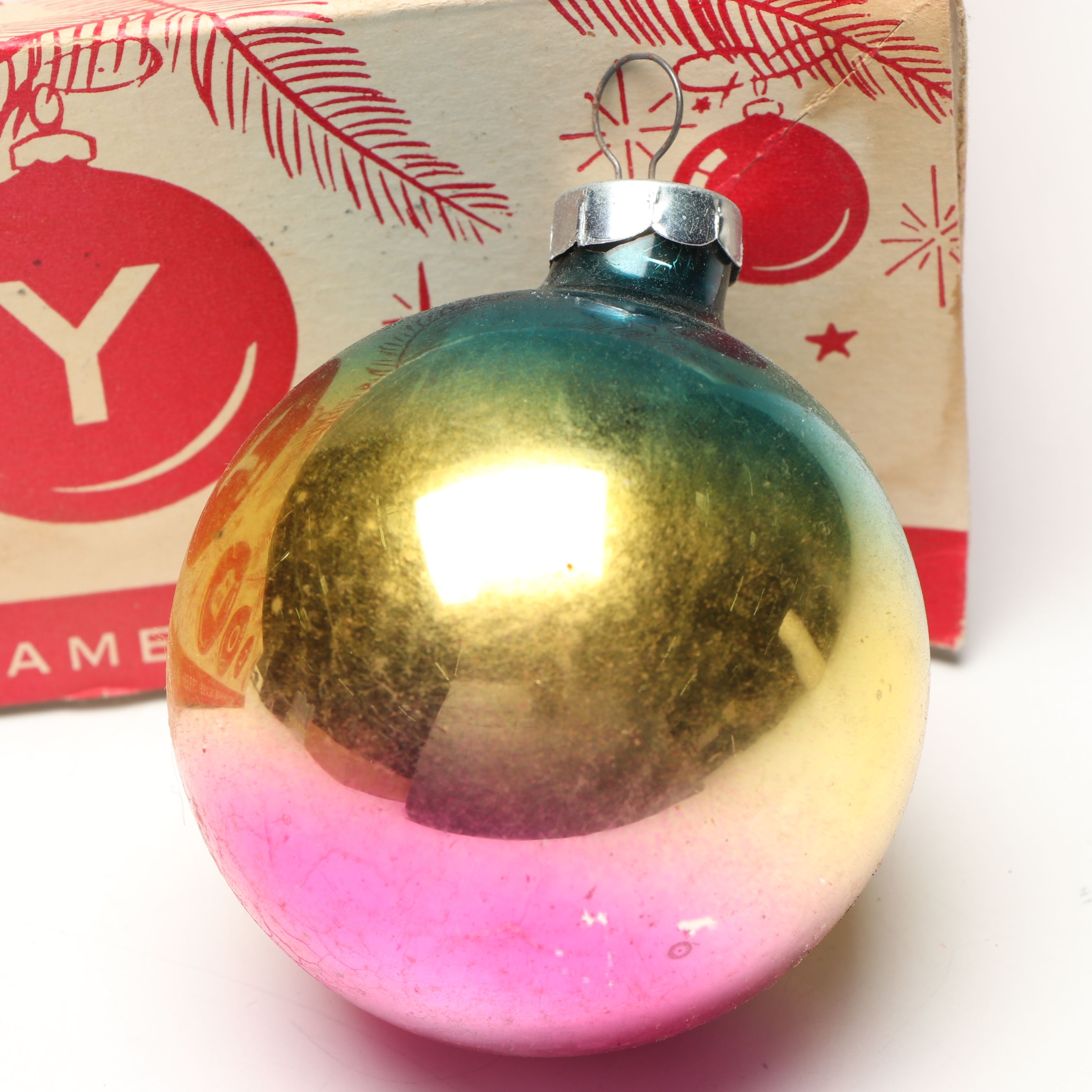 Coby and Shiny Brite Glass Ornaments with More Vintage Christmas Décor