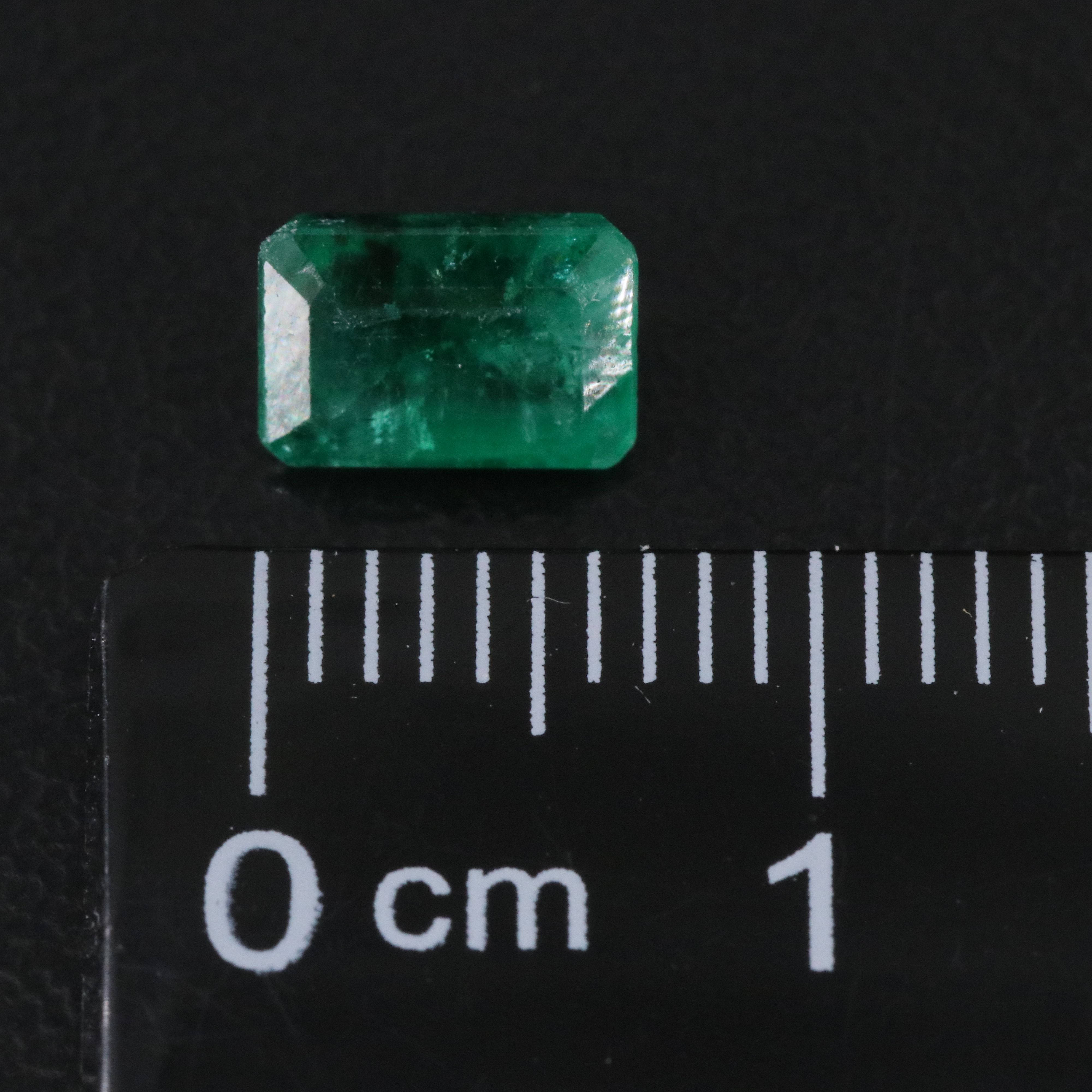 Loose 1.10 CT Brazilian Emerald with GIA Report