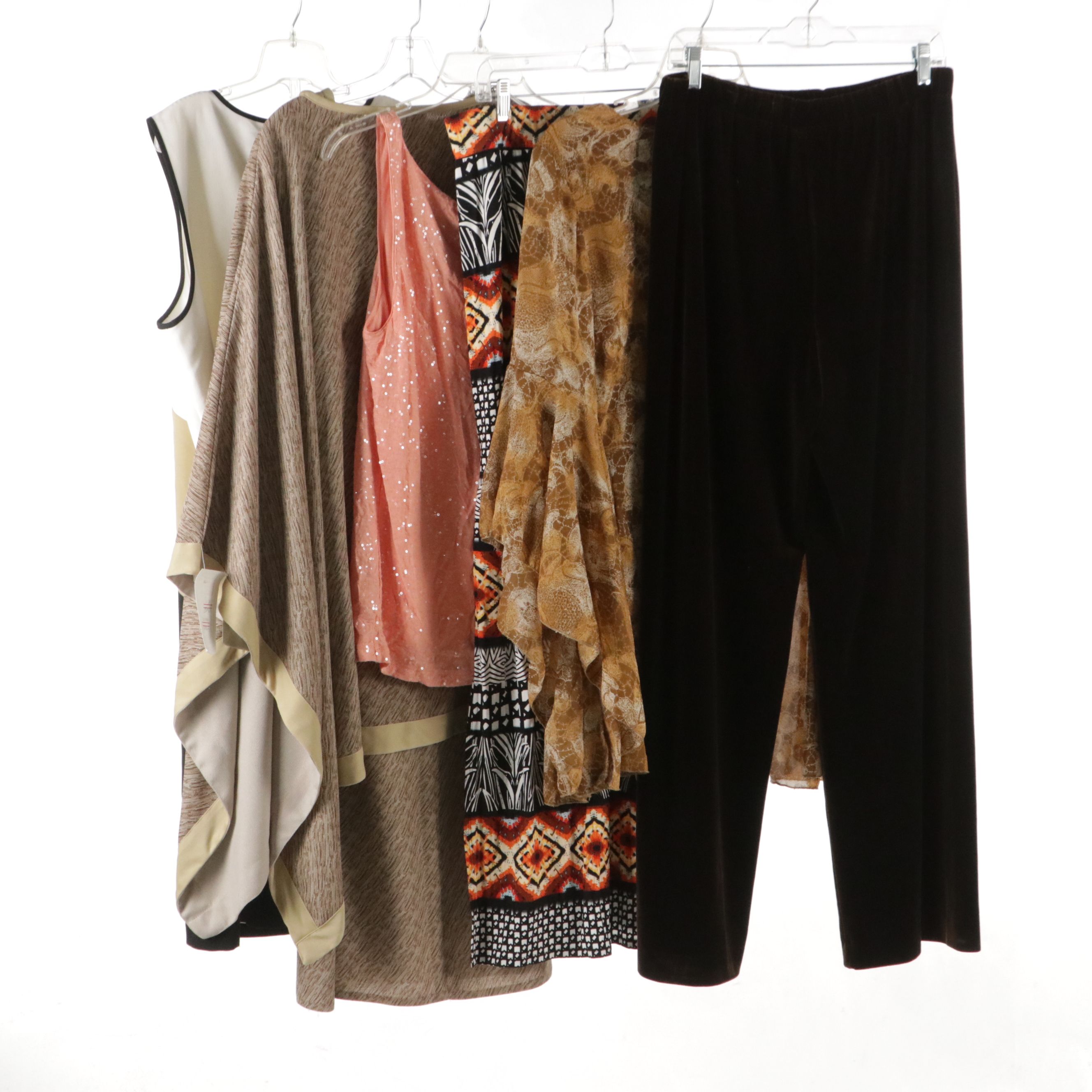 Escada Skirt Set, Ann Taylor Midi Dress, Lane Bryant Midi Skirt and More