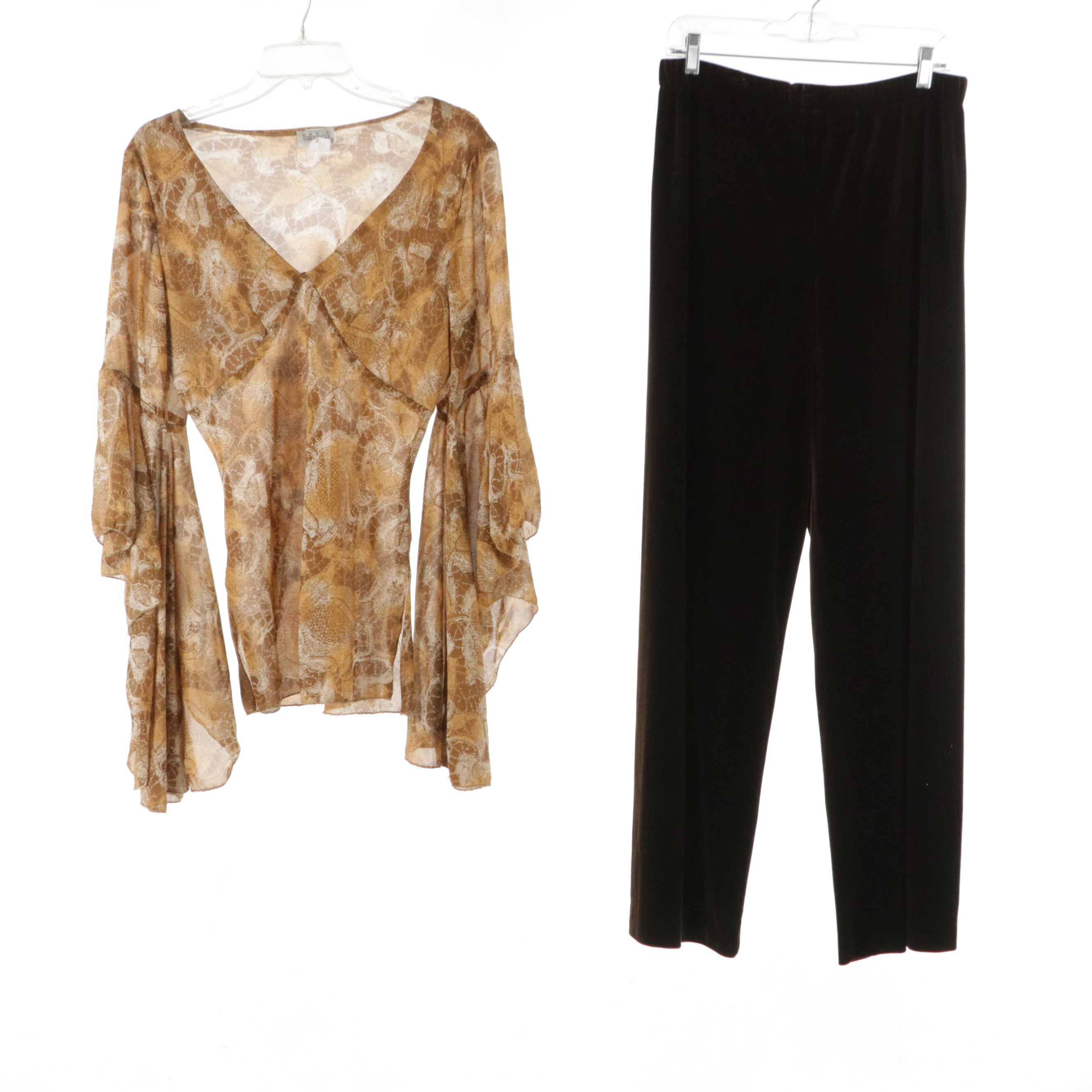 Escada Skirt Set, Ann Taylor Midi Dress, Lane Bryant Midi Skirt and More