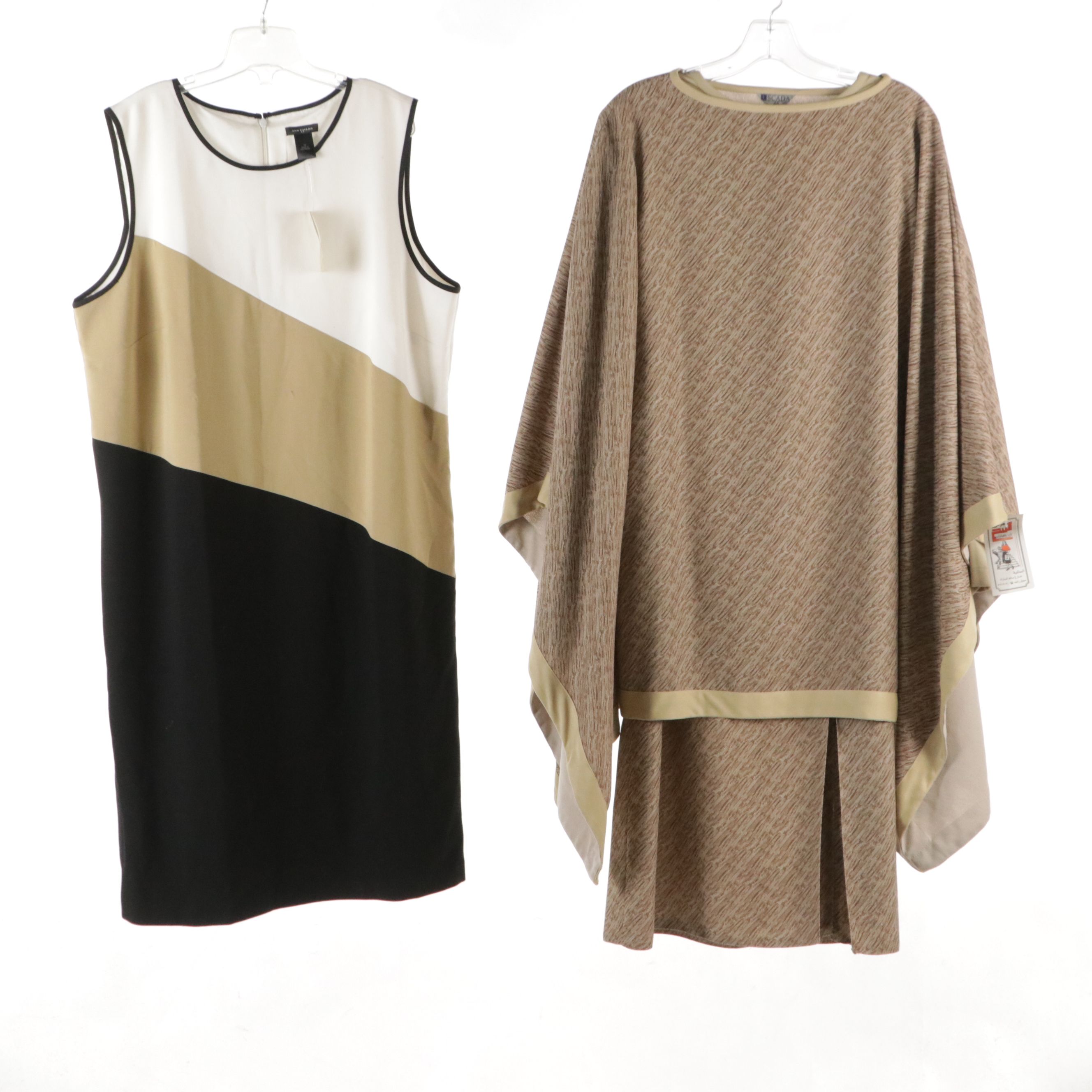 Escada Skirt Set, Ann Taylor Midi Dress, Lane Bryant Midi Skirt and More