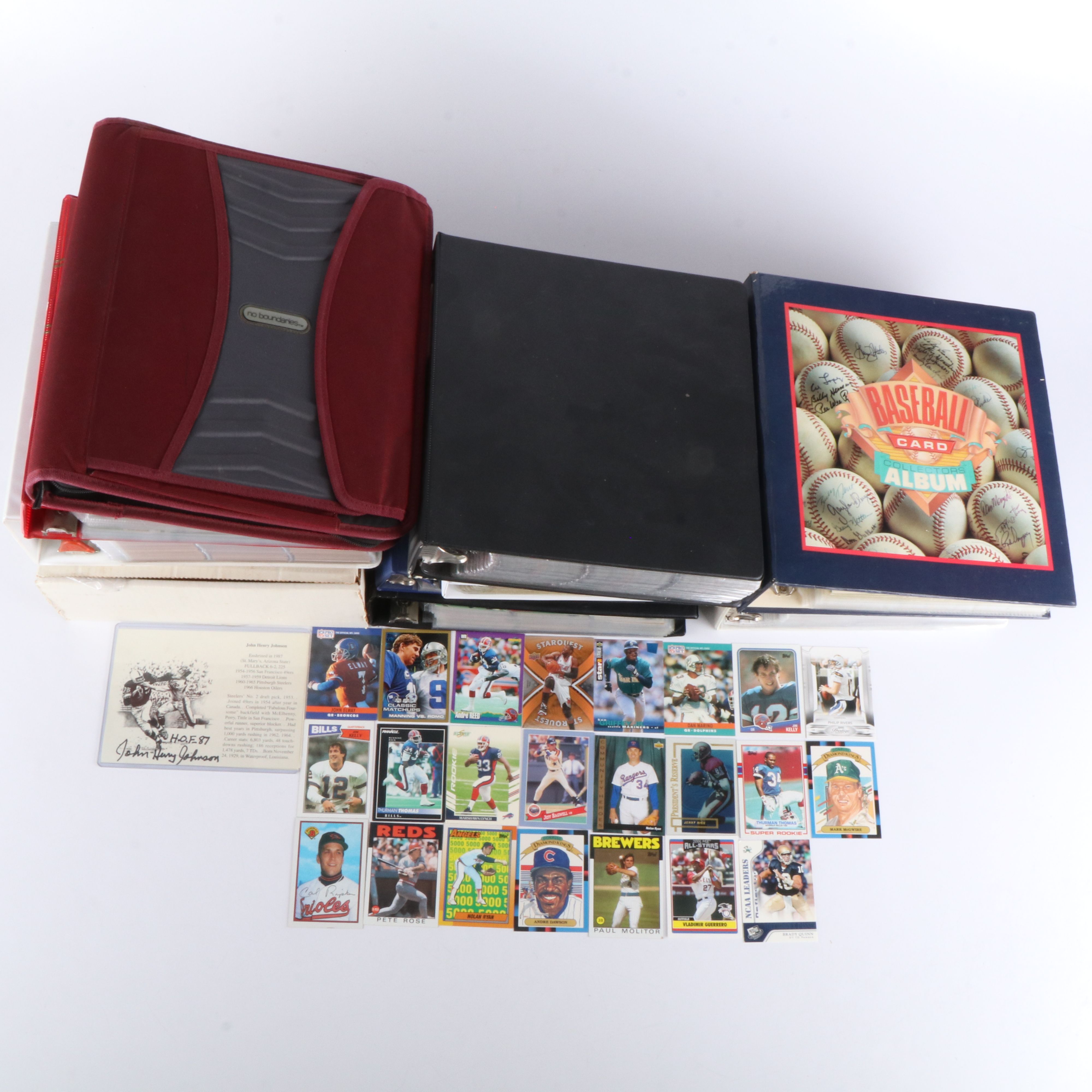 Topps with Other Sports Cards Featuring Pete Rose, Dan Marino, and More