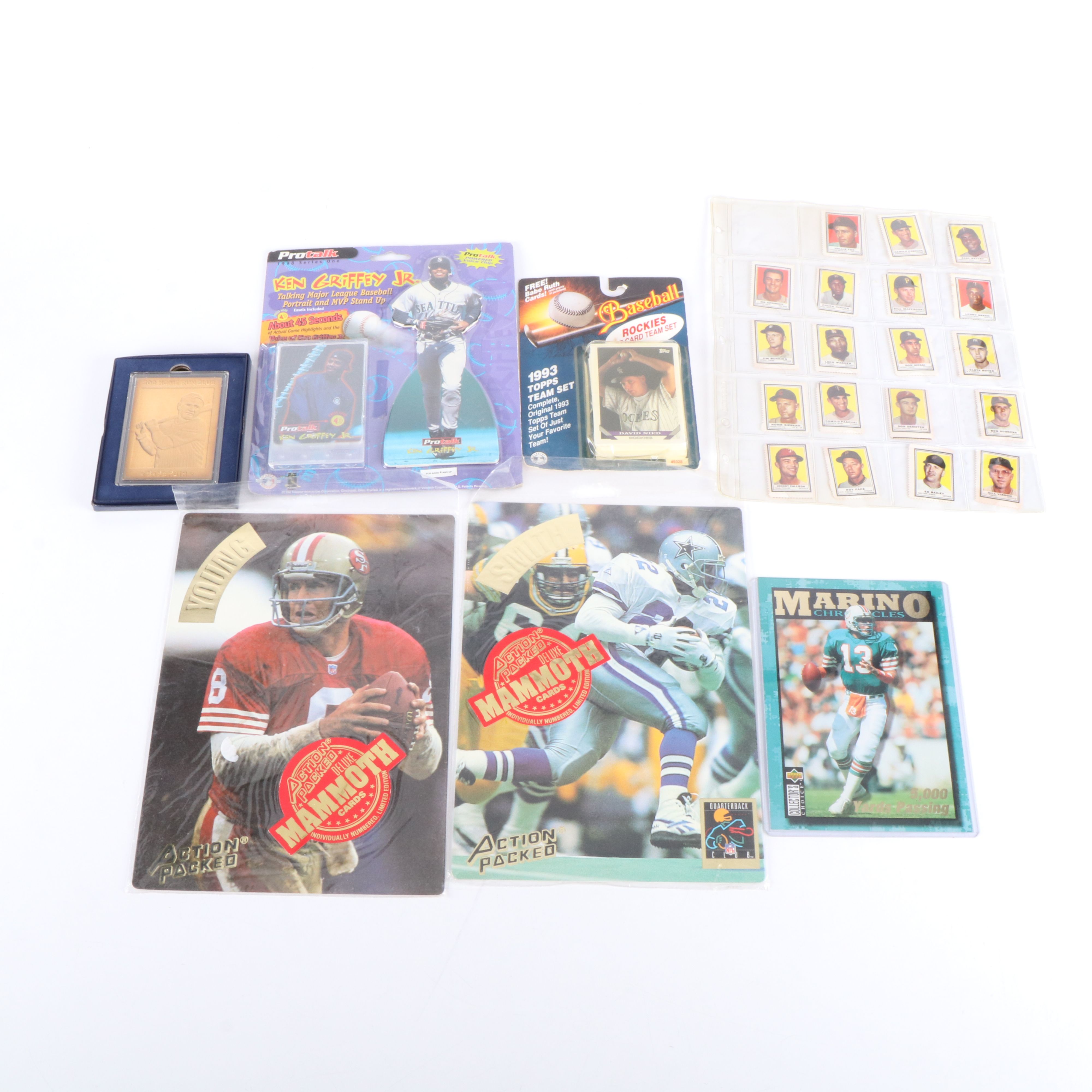Topps with Other Sports Cards Featuring Pete Rose, Dan Marino, and More