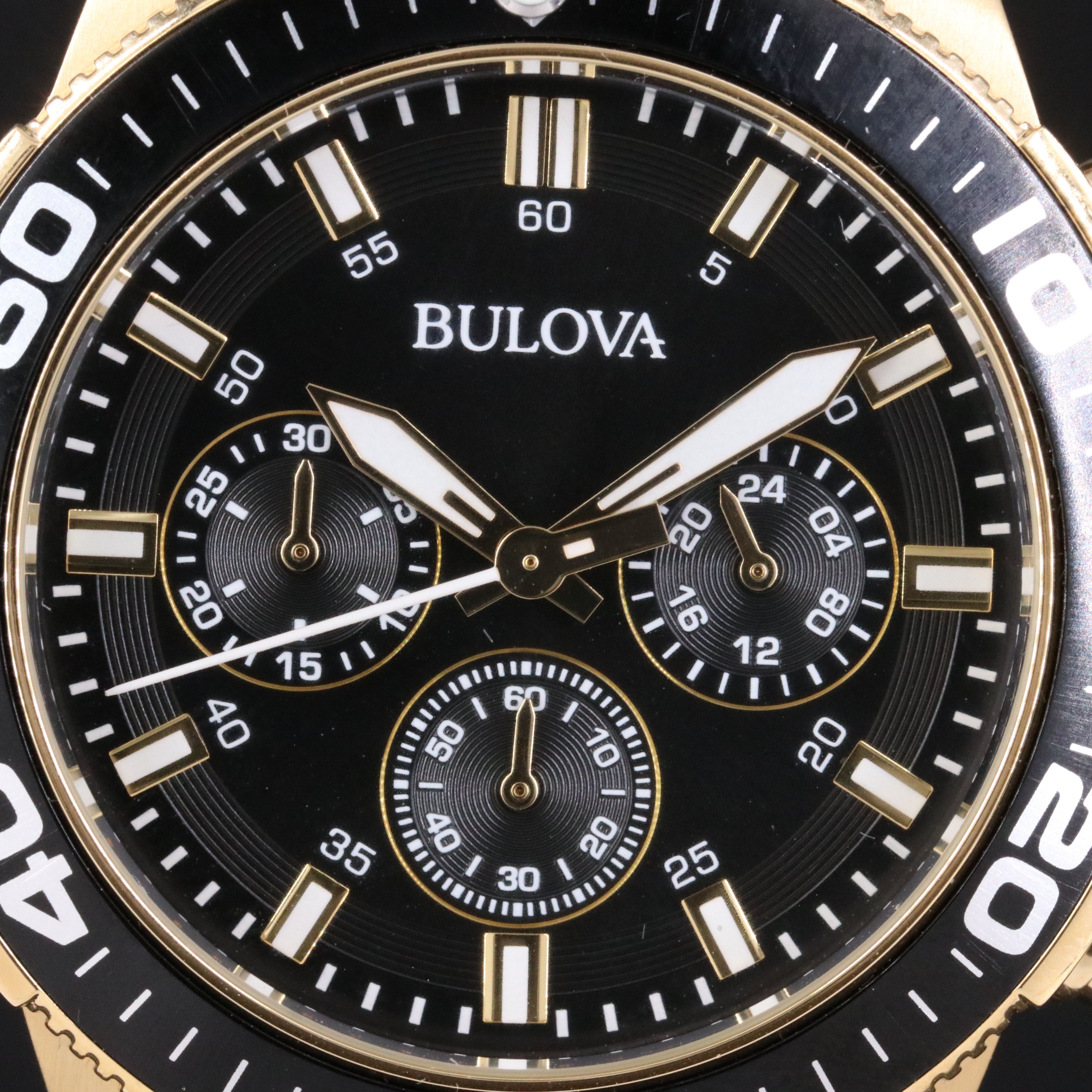 Bulova Accutron Gold-Tone Sport Chronograph Watch