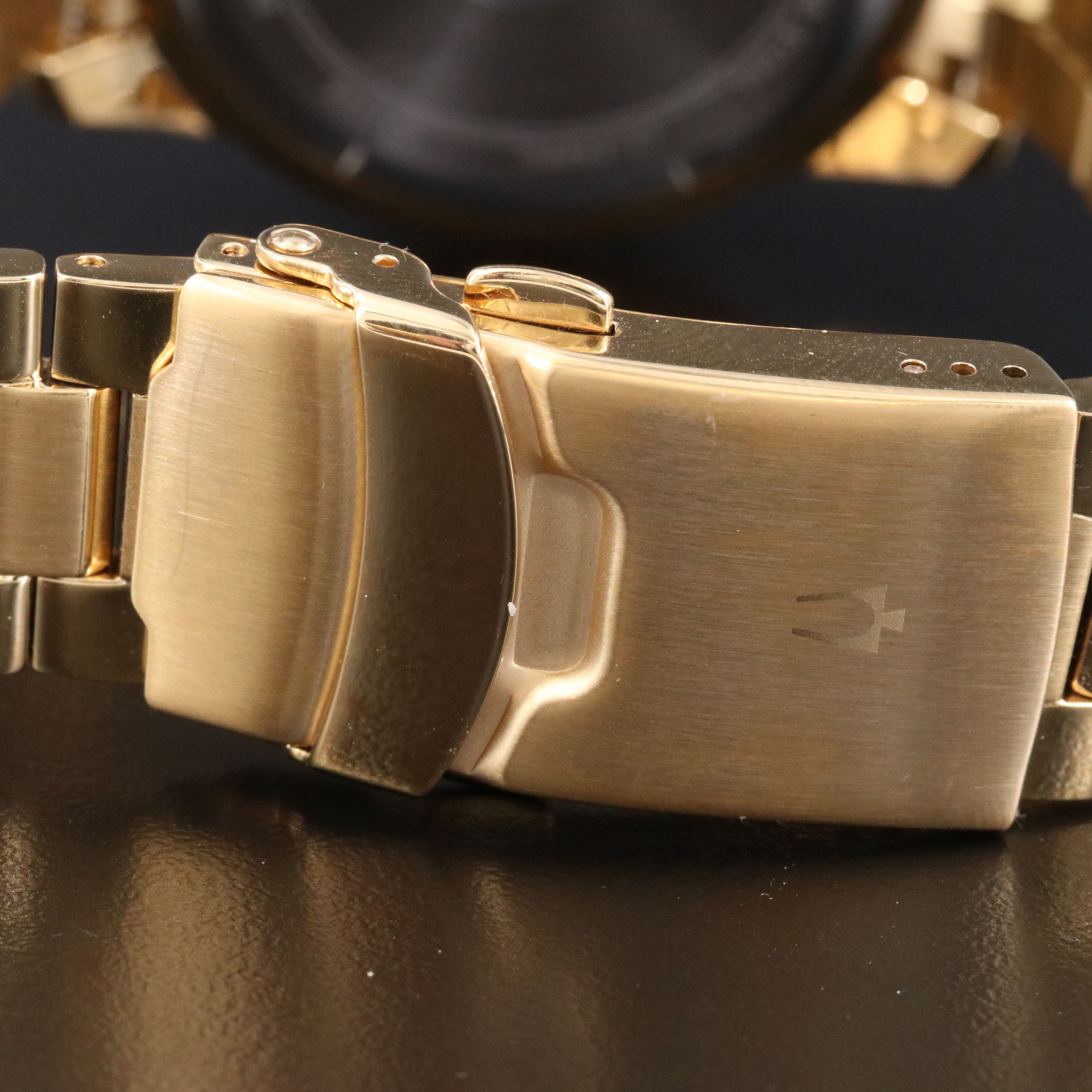 Bulova Accutron Gold-Tone Sport Chronograph Watch