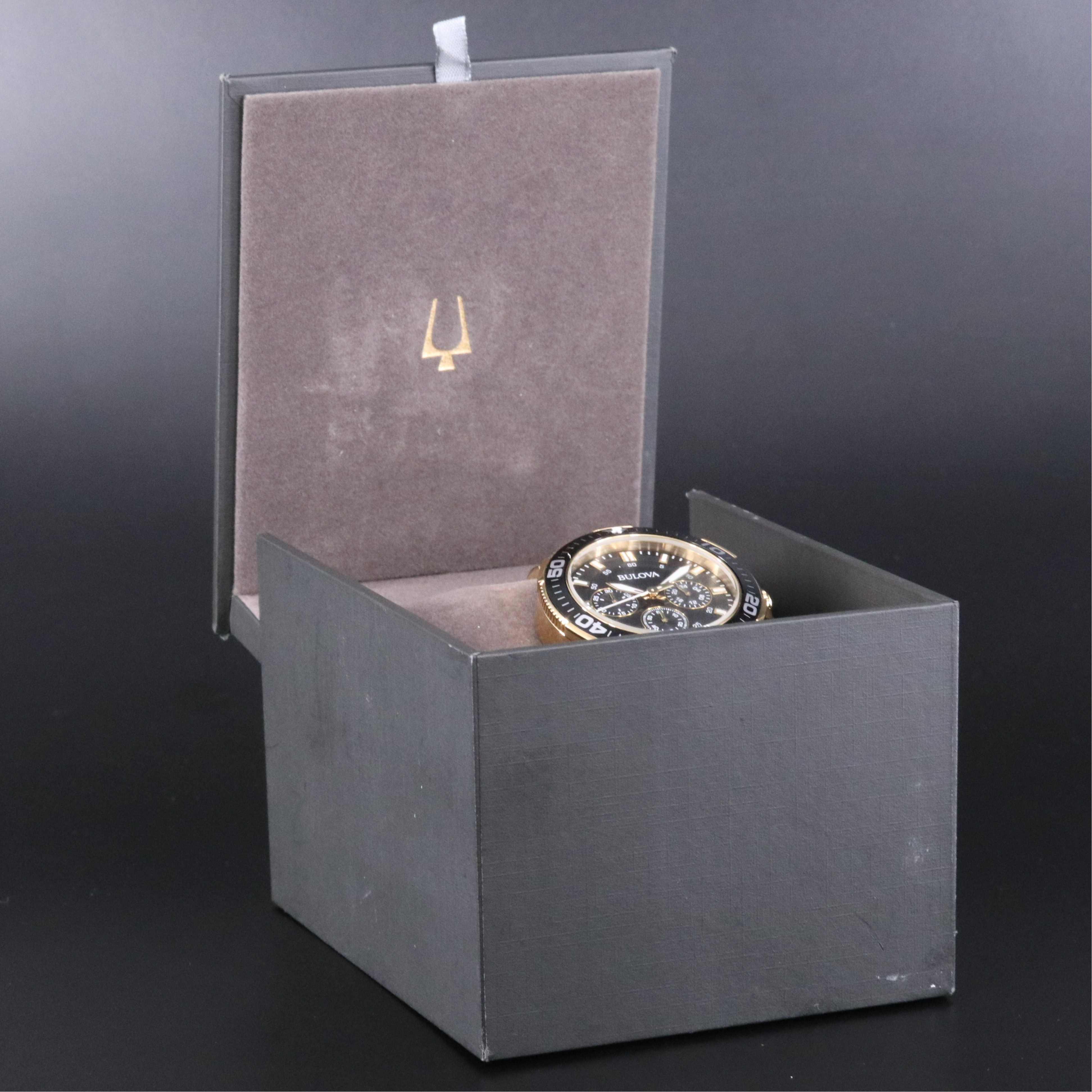 Bulova Accutron Gold-Tone Sport Chronograph Watch