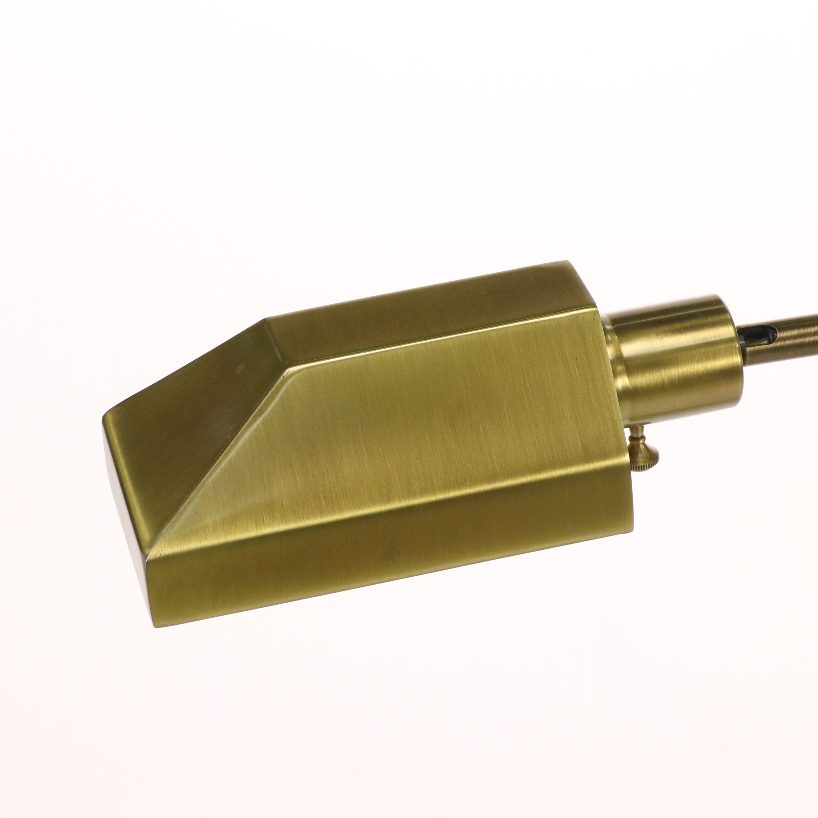 Brass Finish Pharmacy Floor Lamp