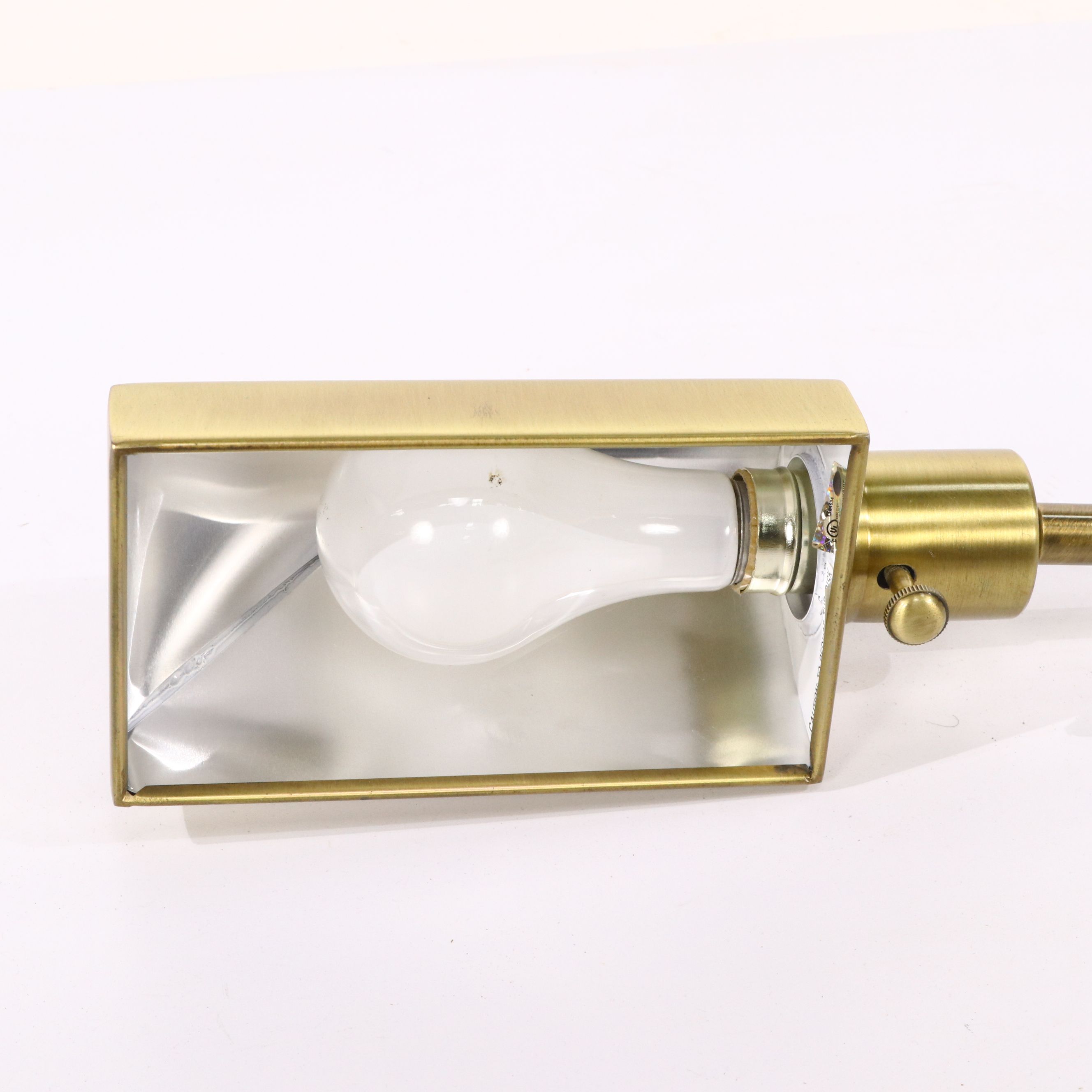 Brass Finish Pharmacy Floor Lamp