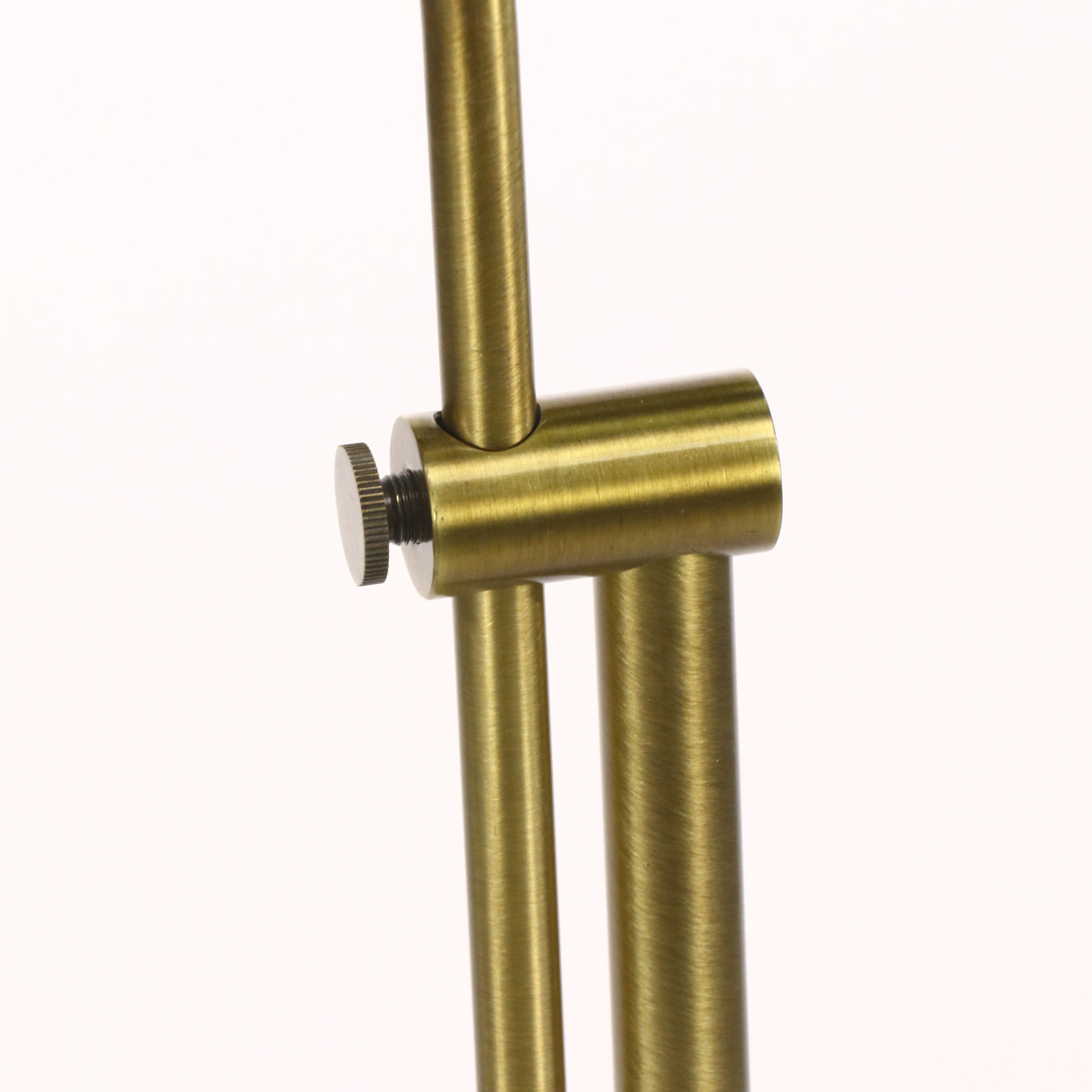Brass Finish Pharmacy Floor Lamp
