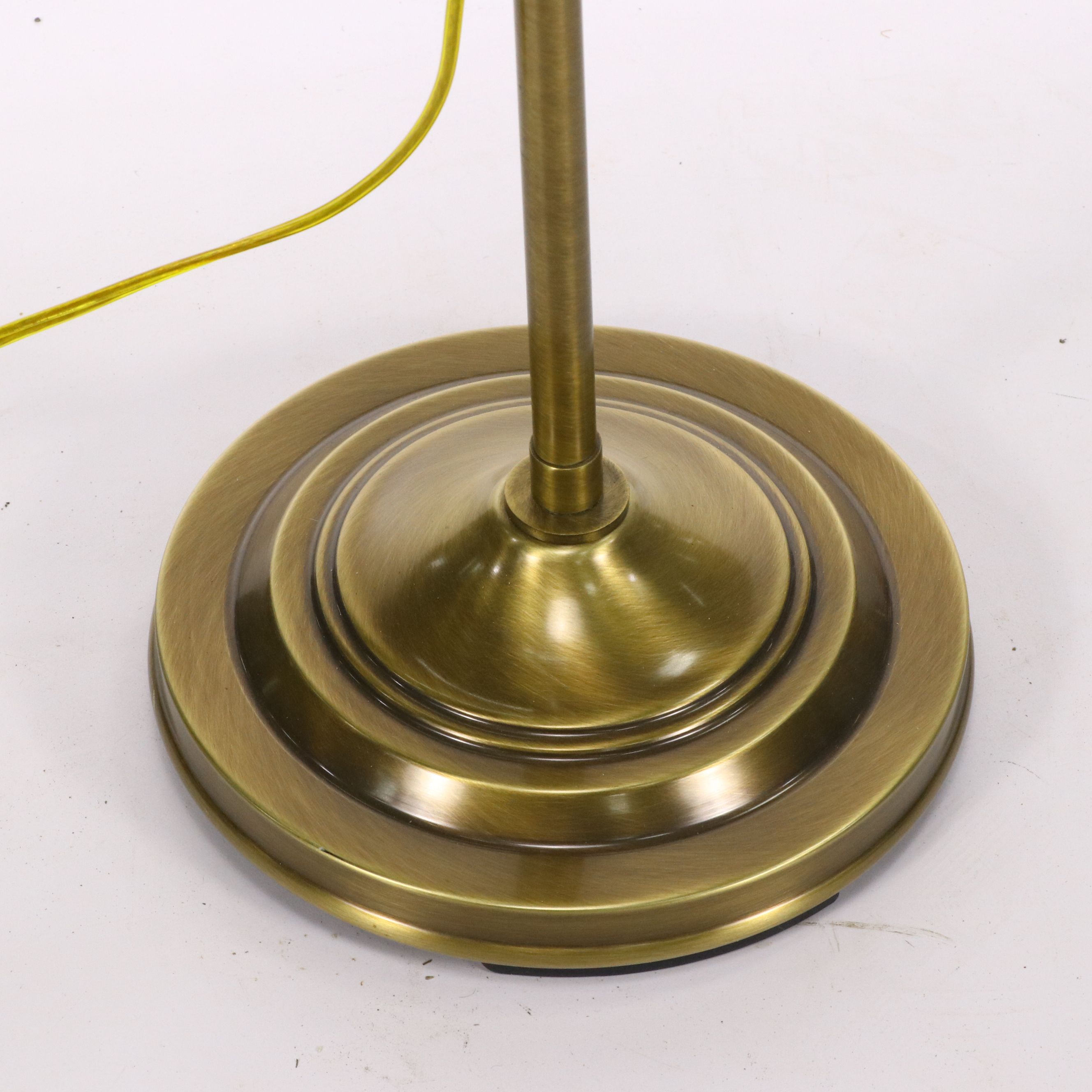 Brass Finish Pharmacy Floor Lamp