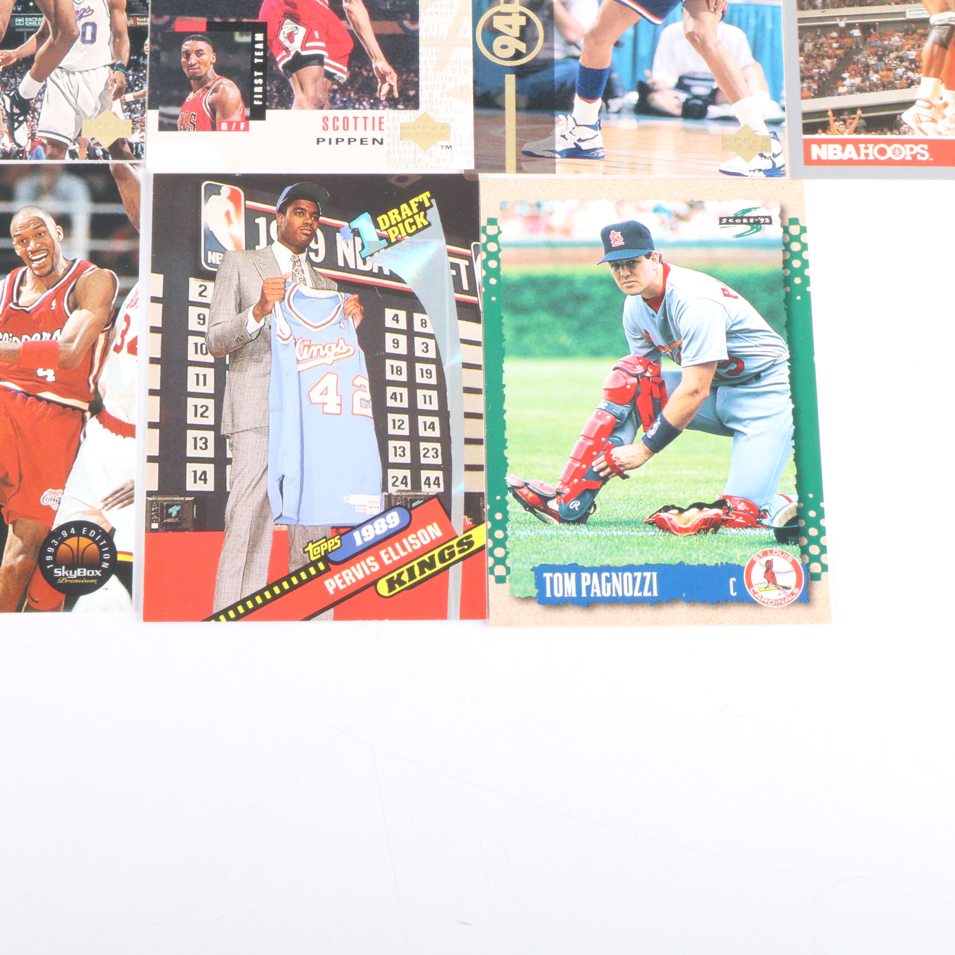 NBA Hoops with Other Sports Cards Featuring Manny Ramirez and Dominique Wilkins