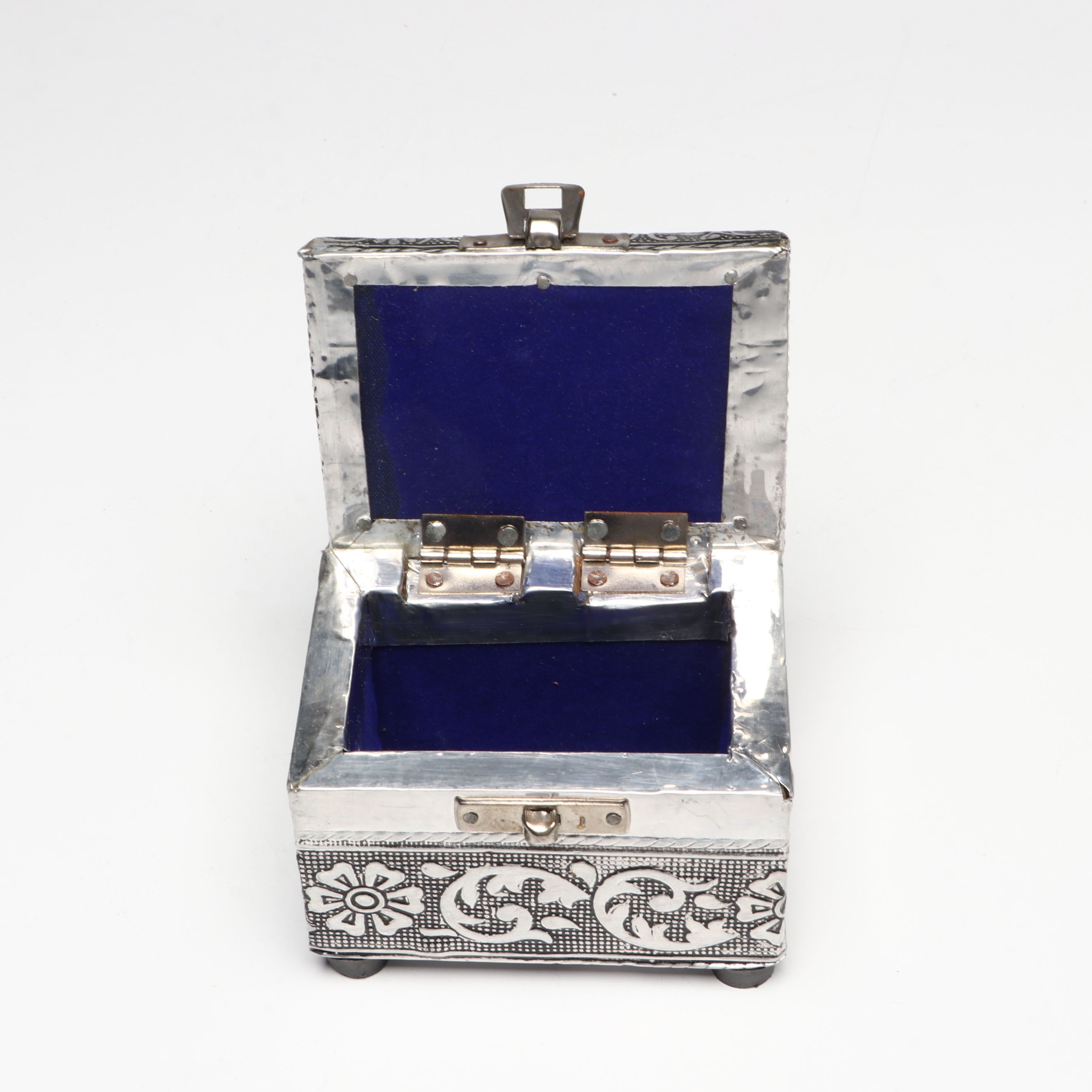 Godinger Silver Plate Box with Russian, Turkish and More Folk Art Boxes