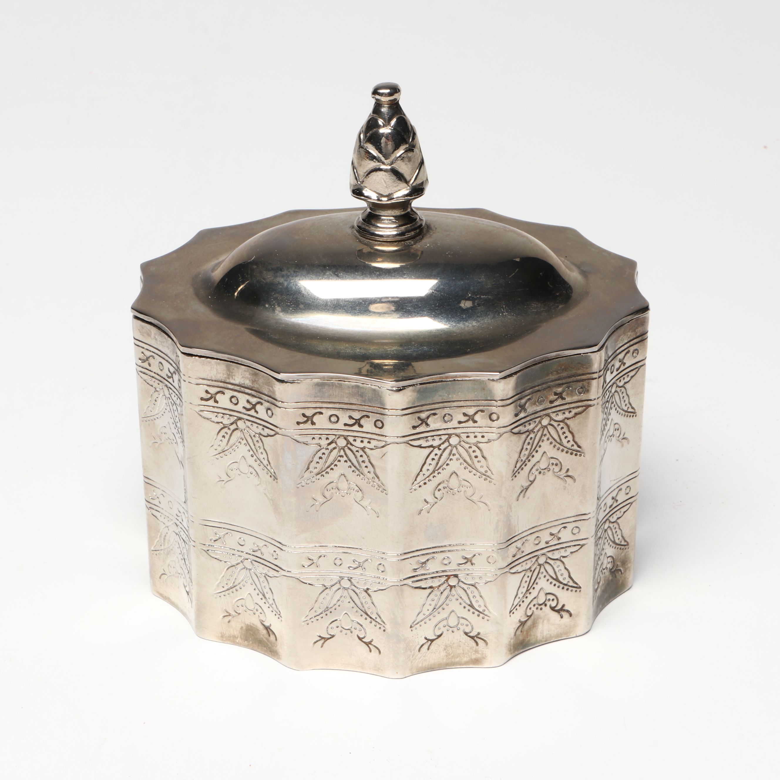 Godinger Silver Plate Box with Russian, Turkish and More Folk Art Boxes
