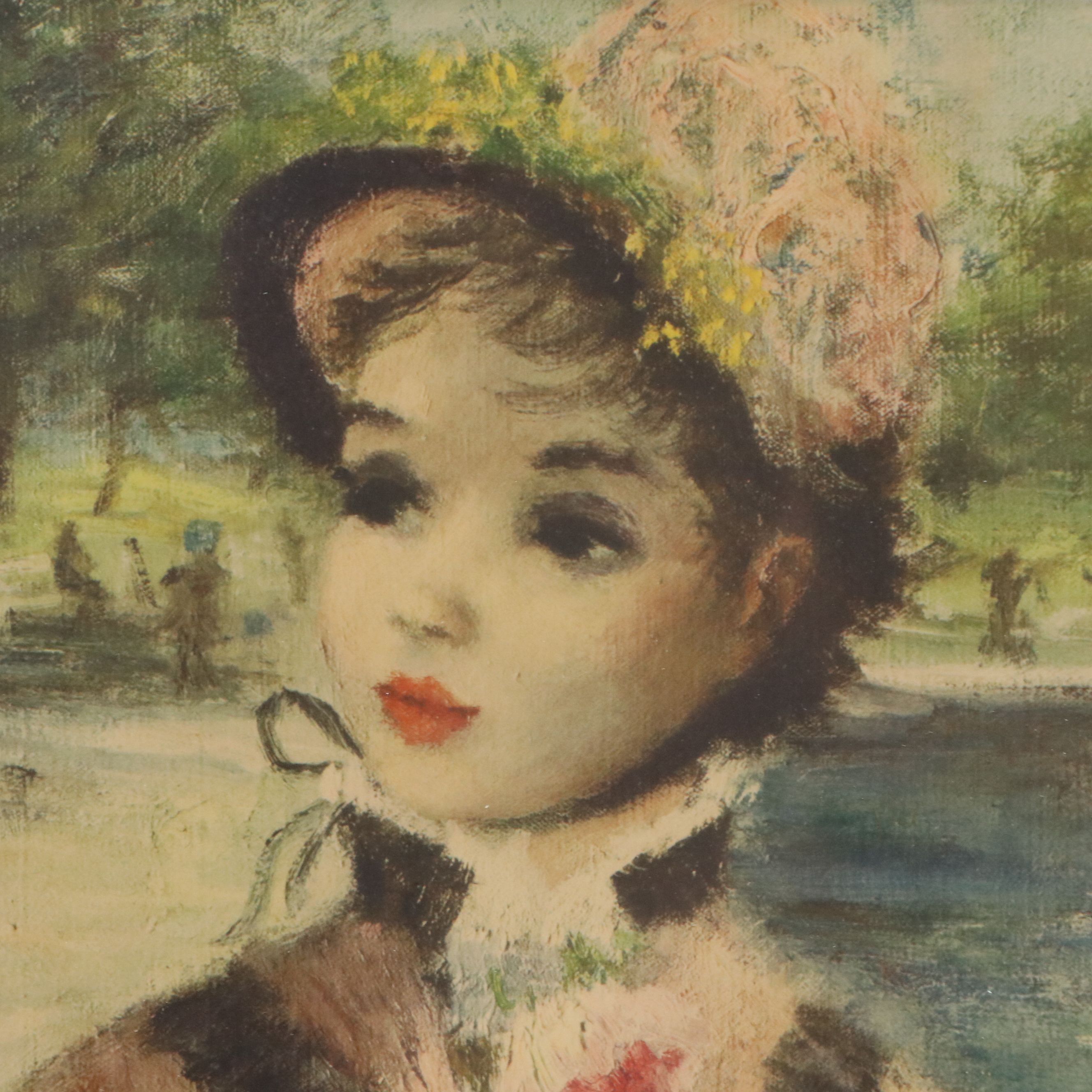 Collotypes After Huldah Cherry Jeffe of Fashionable Ladies, 20th Century