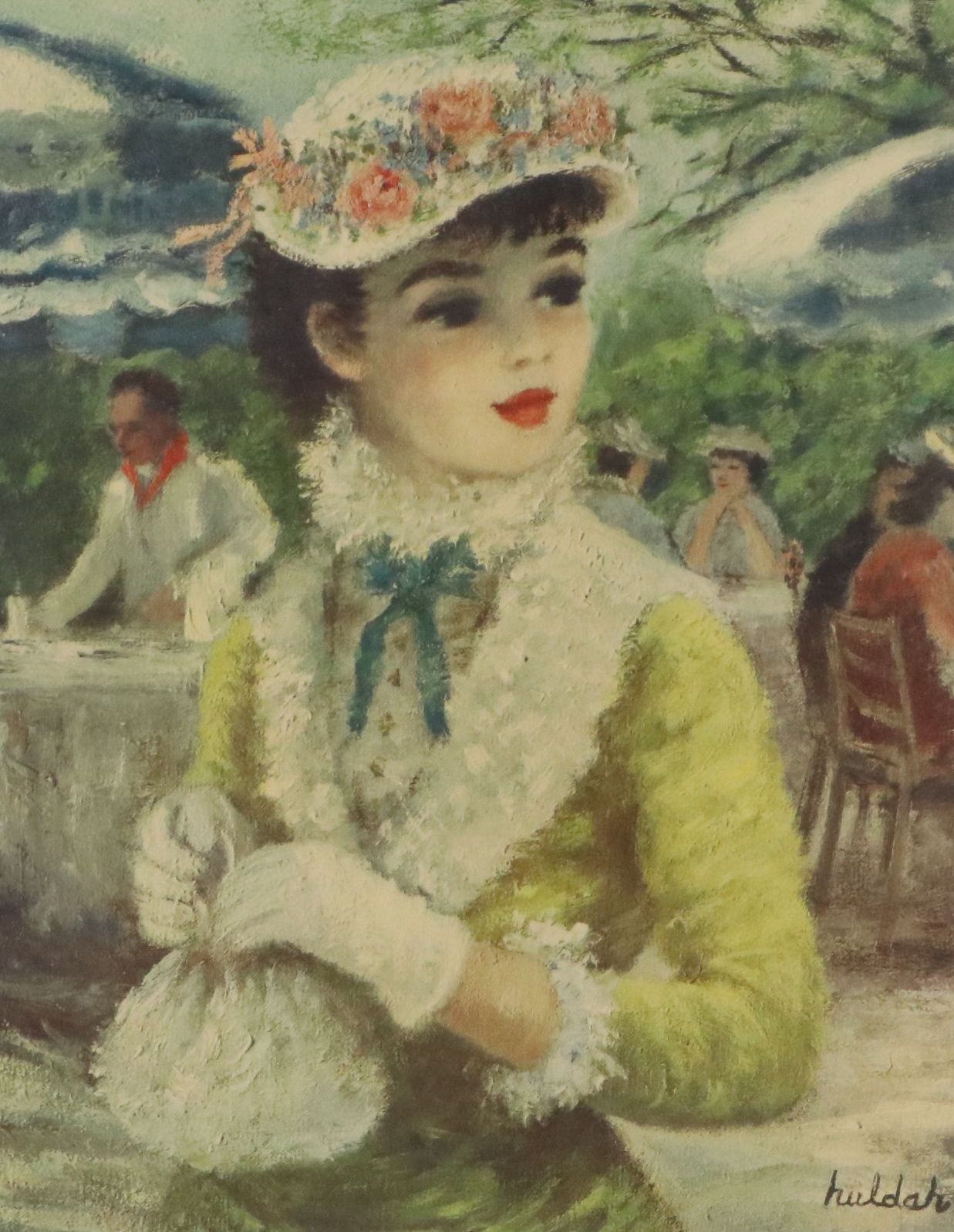 Collotypes After Huldah Cherry Jeffe of Fashionable Ladies, 20th Century