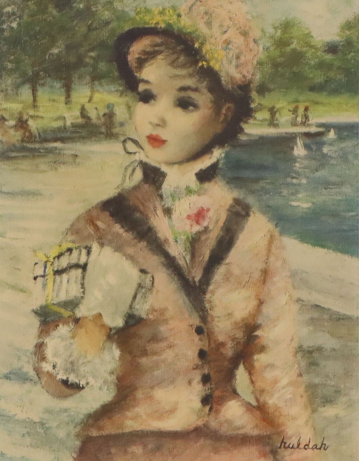 Collotypes After Huldah Cherry Jeffe of Fashionable Ladies, 20th Century