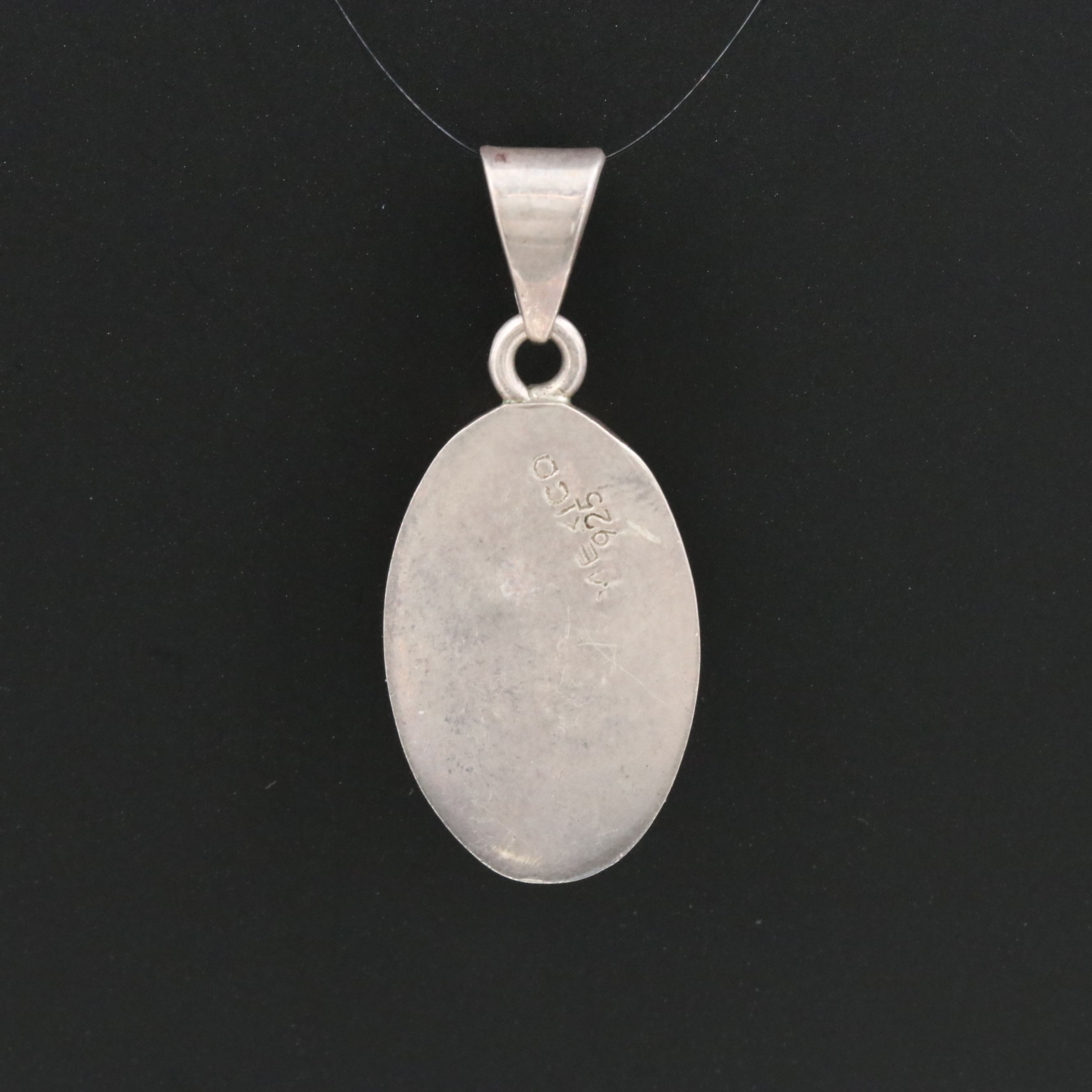 Sterling Turquoise Pendant