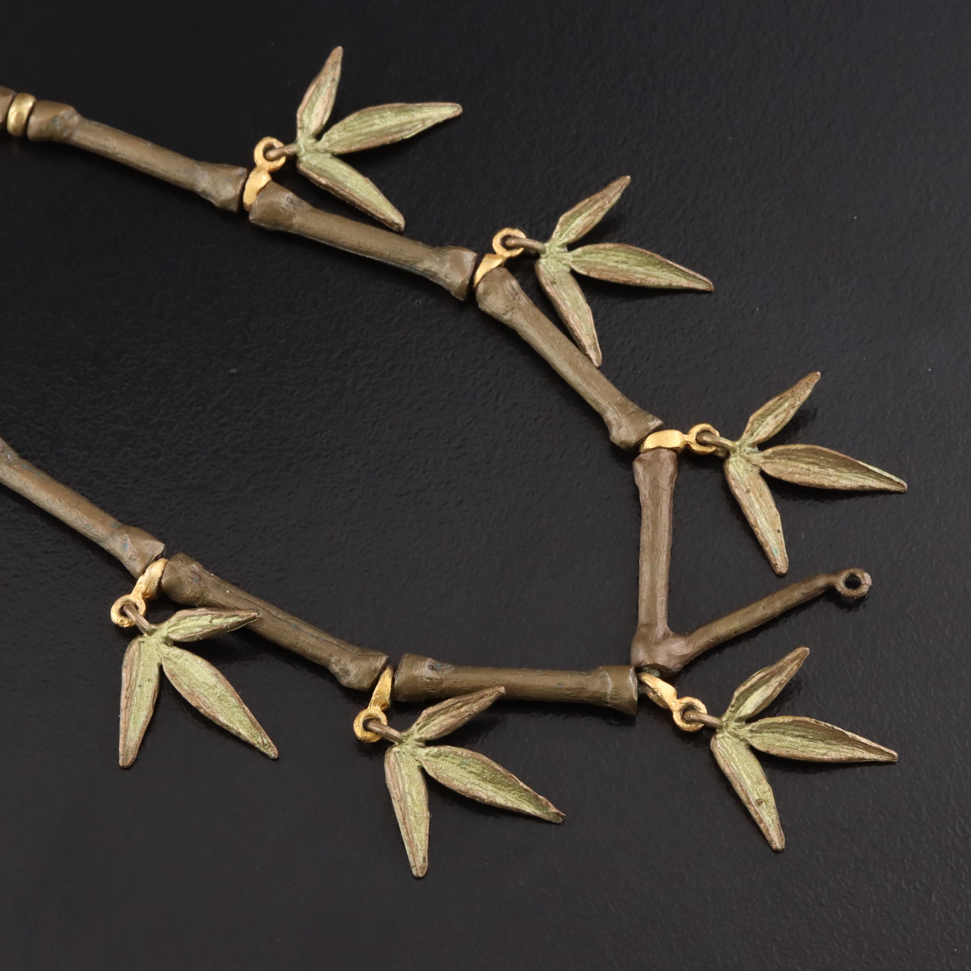 Michael Michaud "Silver Seasons" Bamboo Necklace