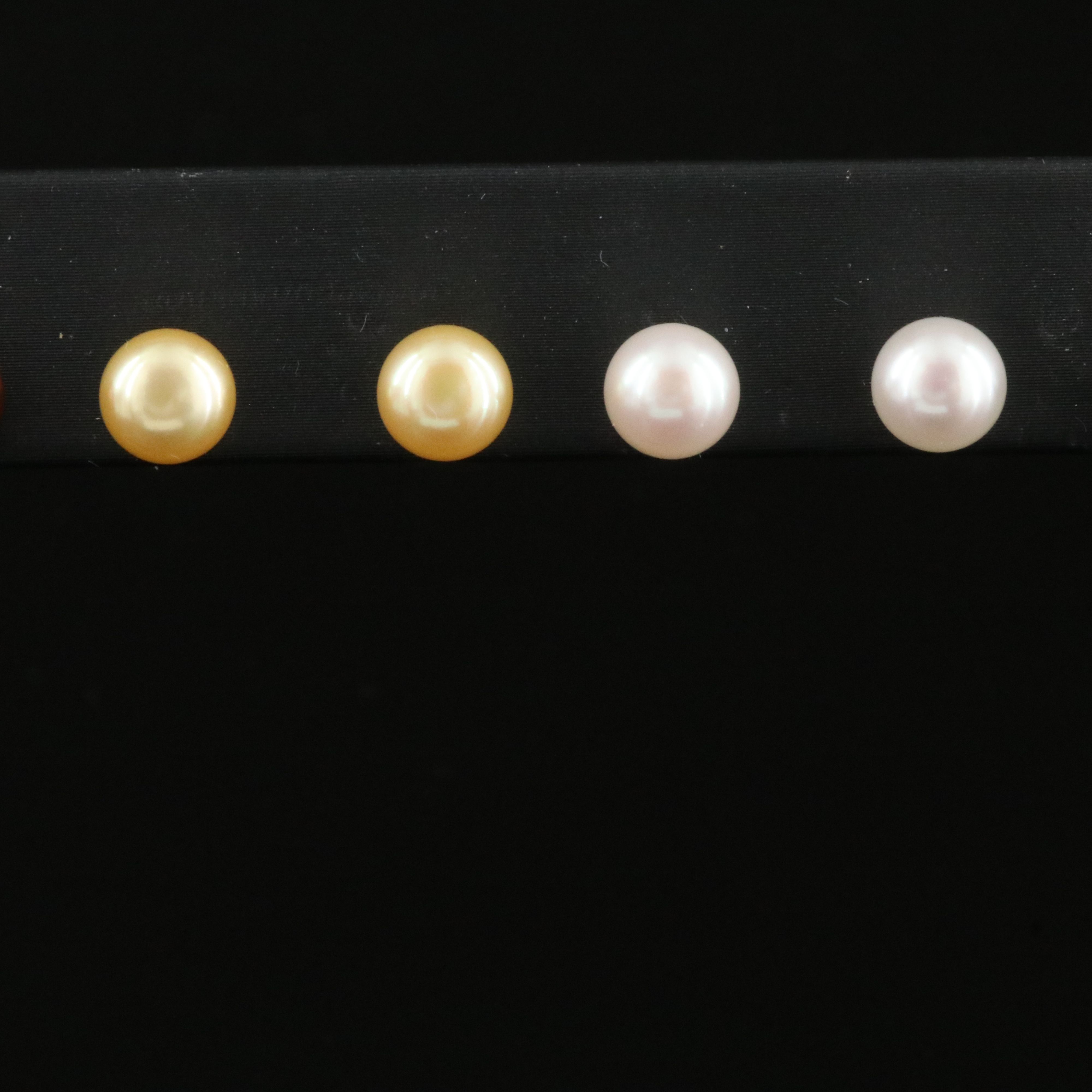 Honora Sterling Pearl Stud Earring Set Various Colors