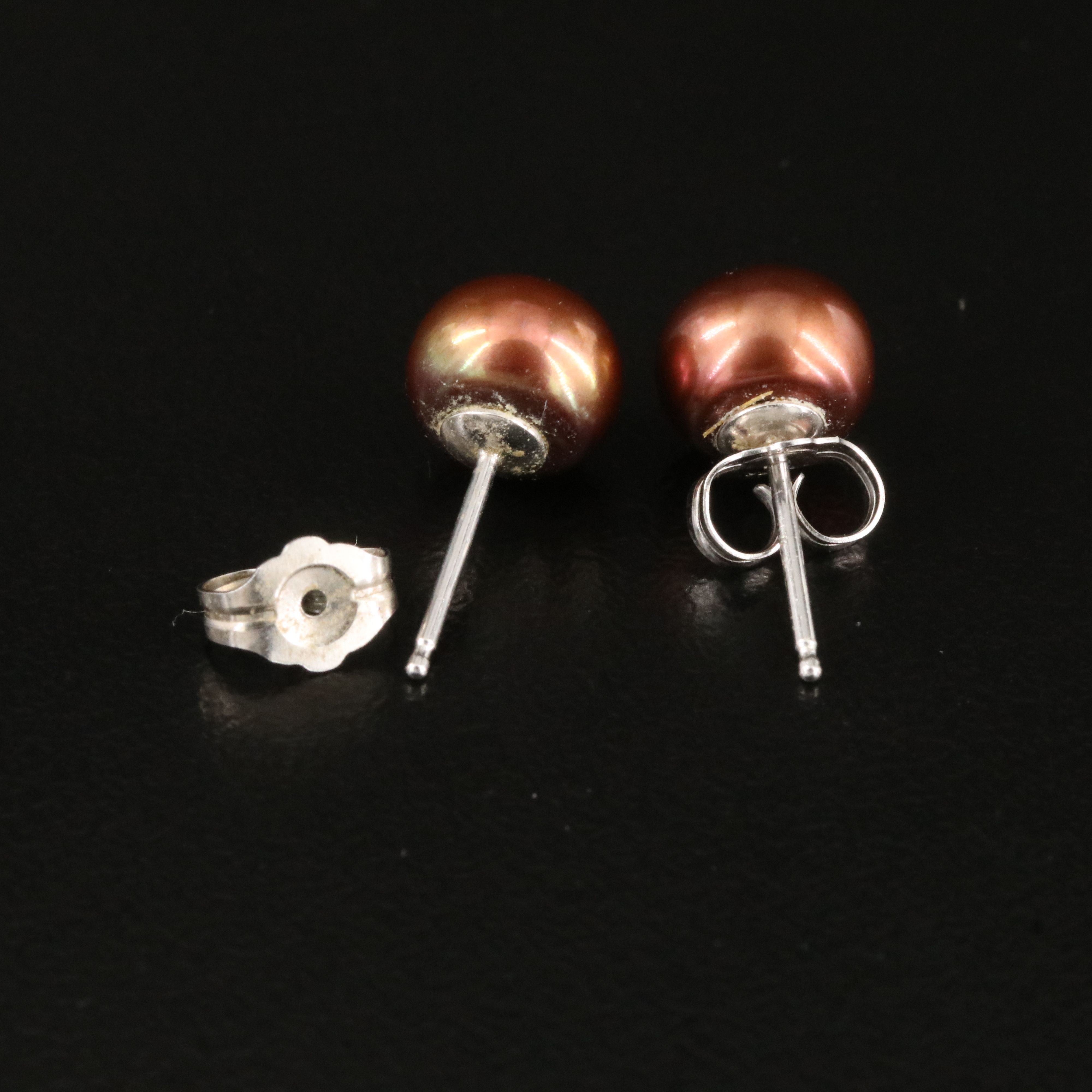 Honora Sterling Pearl Stud Earring Set Various Colors