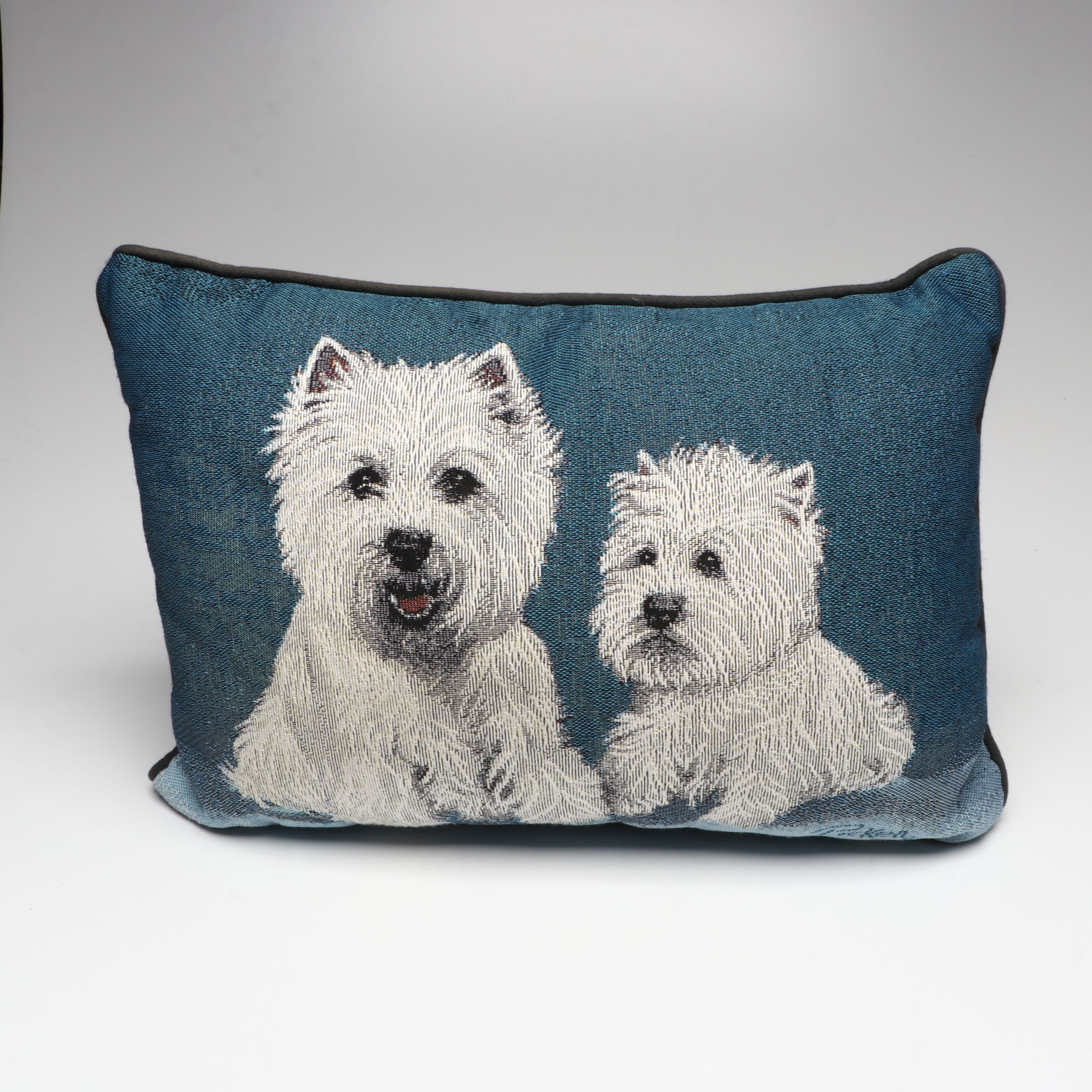 Design Studio Ceramic Dog Canister with Picken Pillow and More