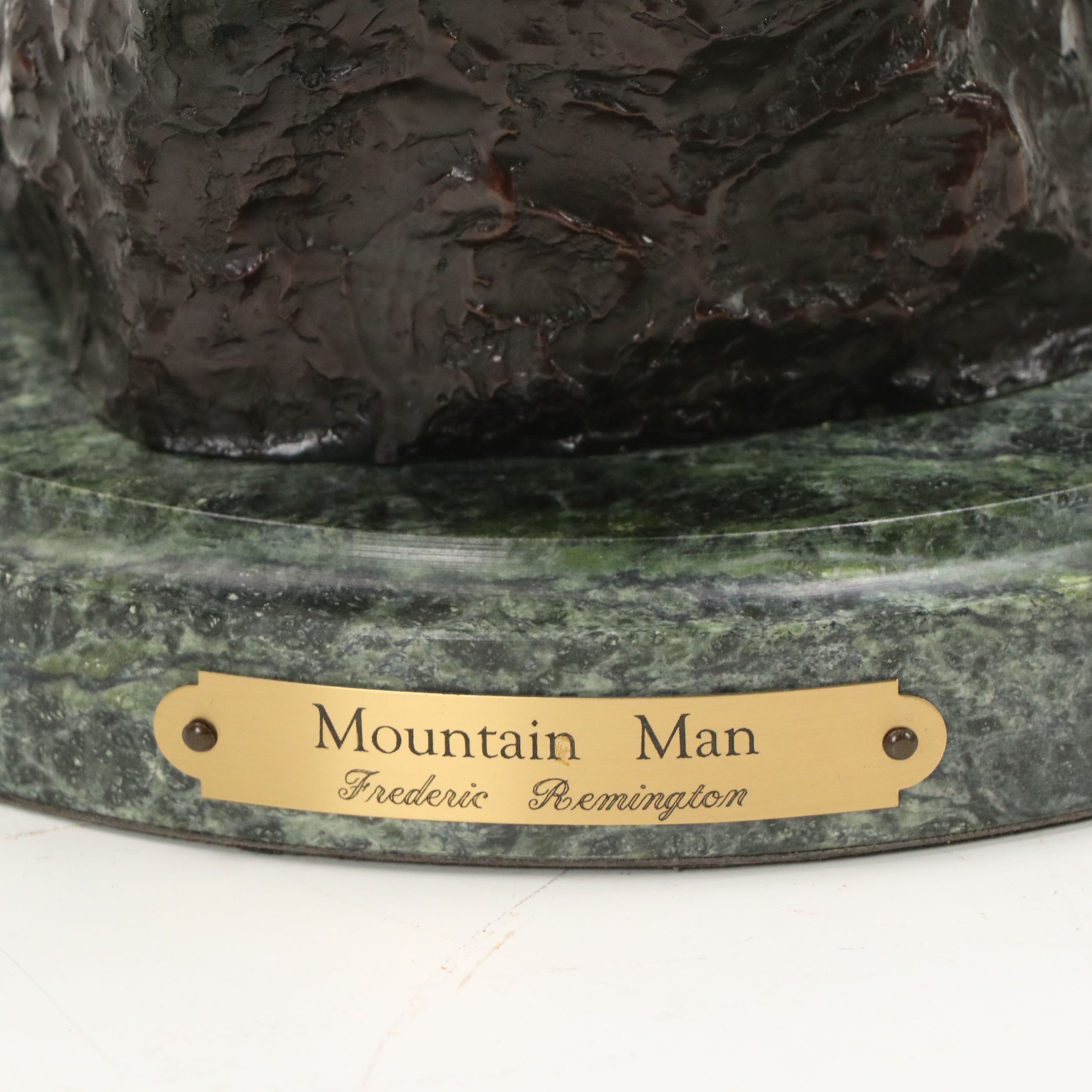 Patinated Bronze Sculpture After Frederic Remington "Mountain Man"