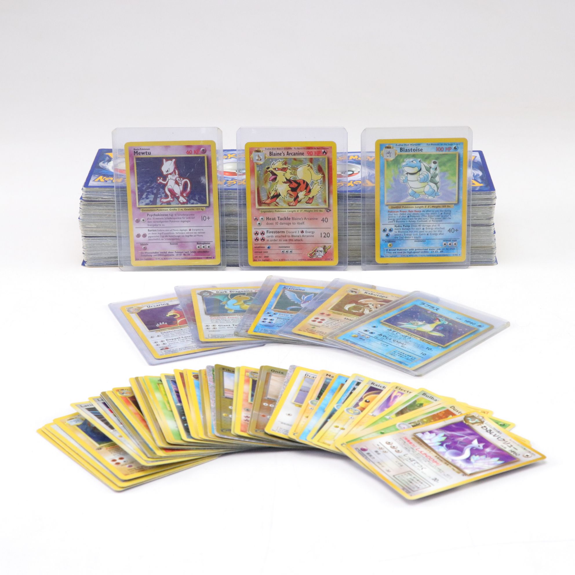 Pokémon Card Collection with Base Set Blastoise and More, 1990s–2000