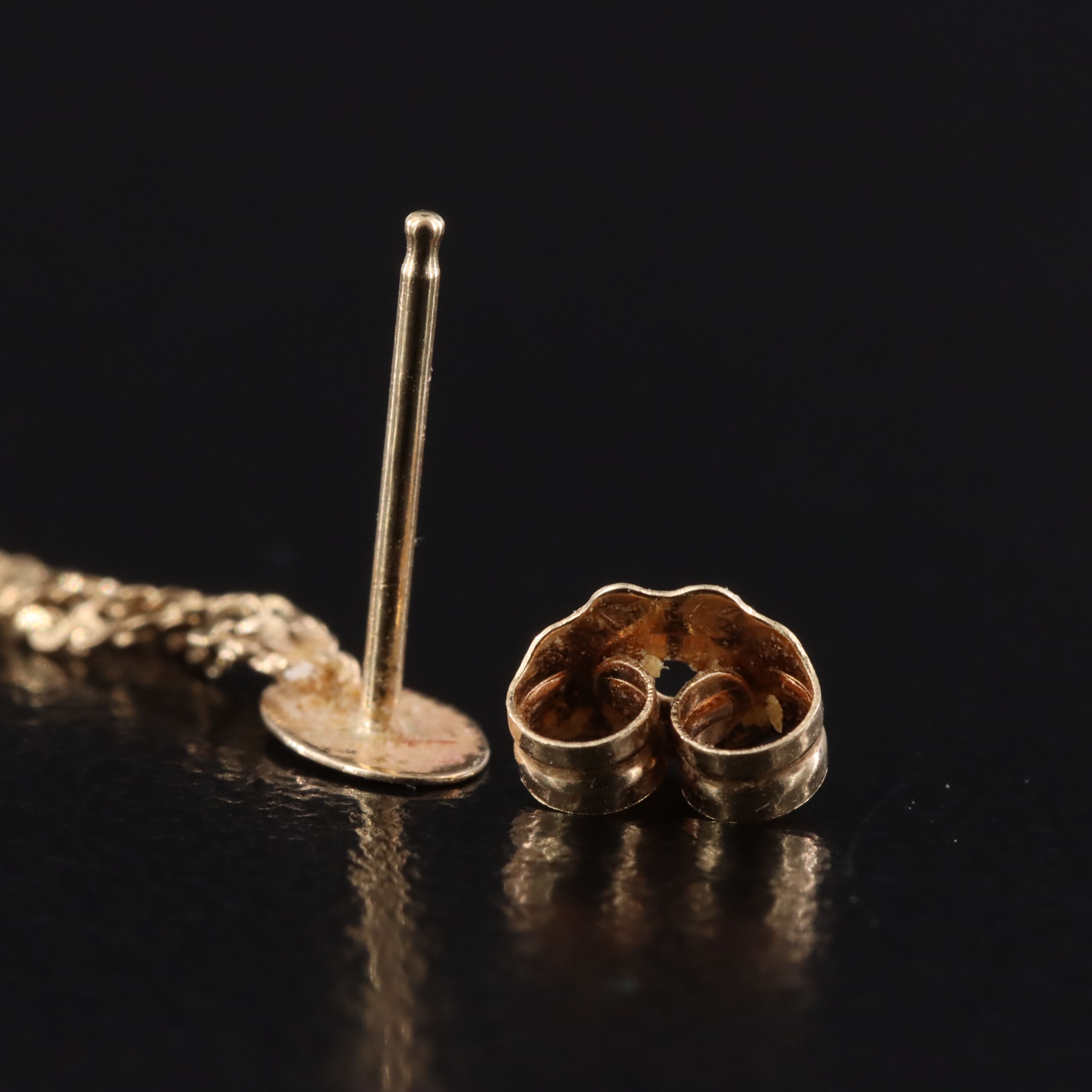 14K Baroque Pearl Fringe Earrings