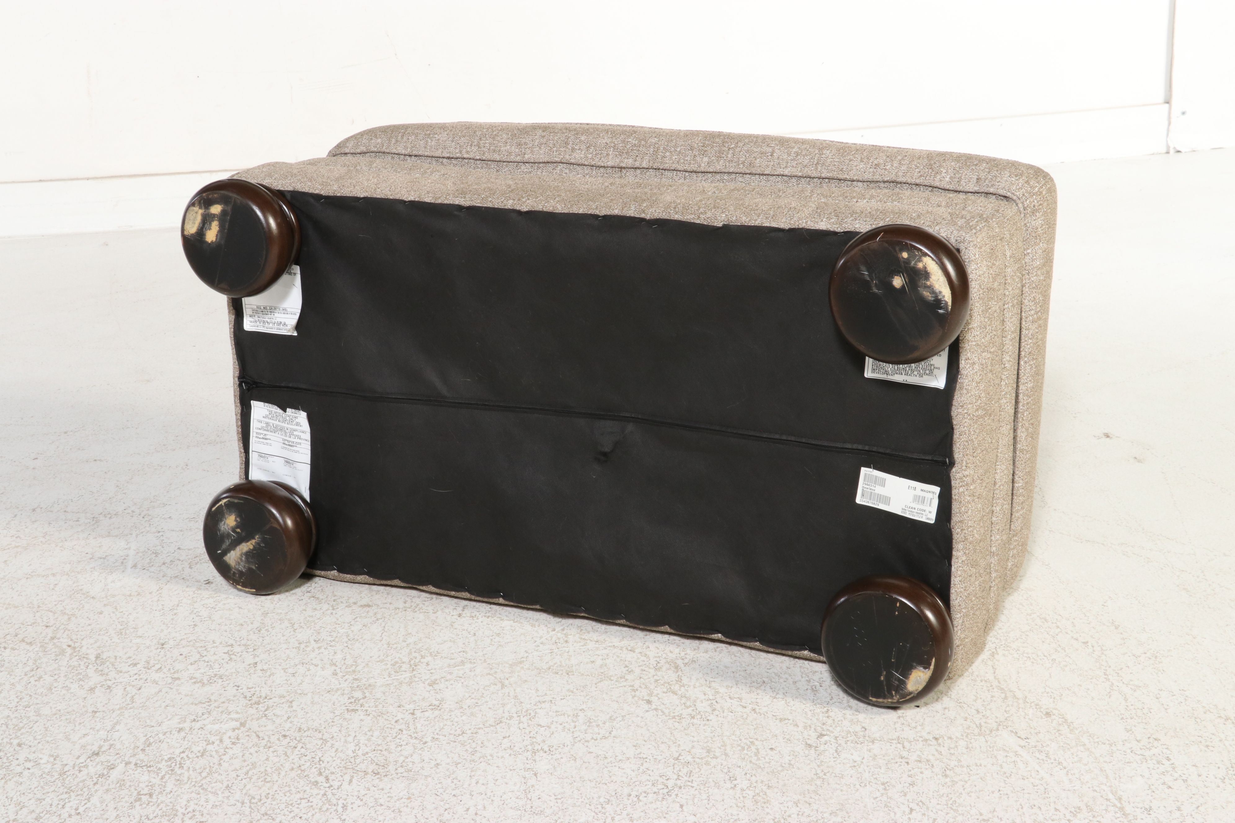 Pair of Millennium by Ashley "Chair and a Half" with Ottoman