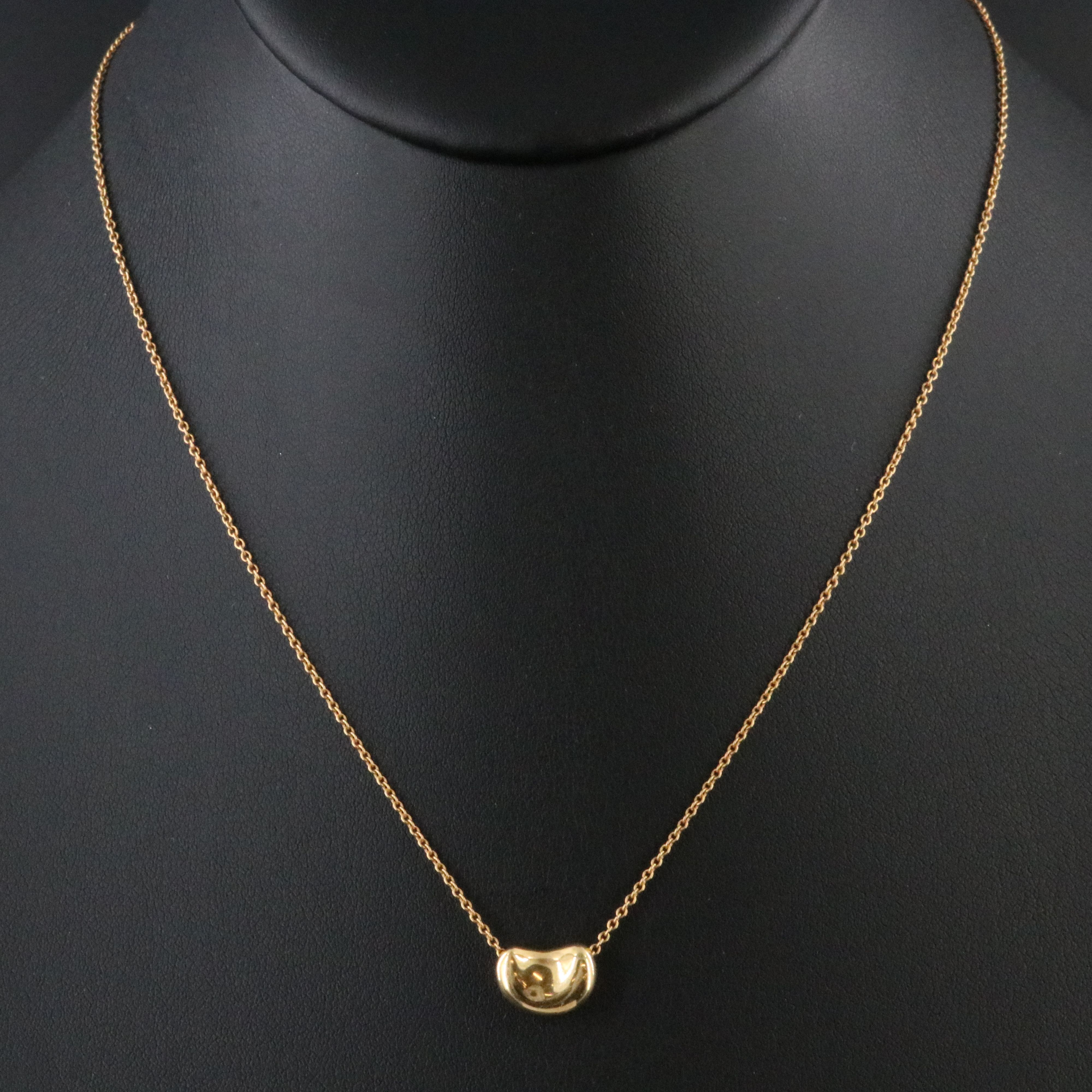Elsa Peretti for Tiffany & Co. 18K Bean Design Necklace
